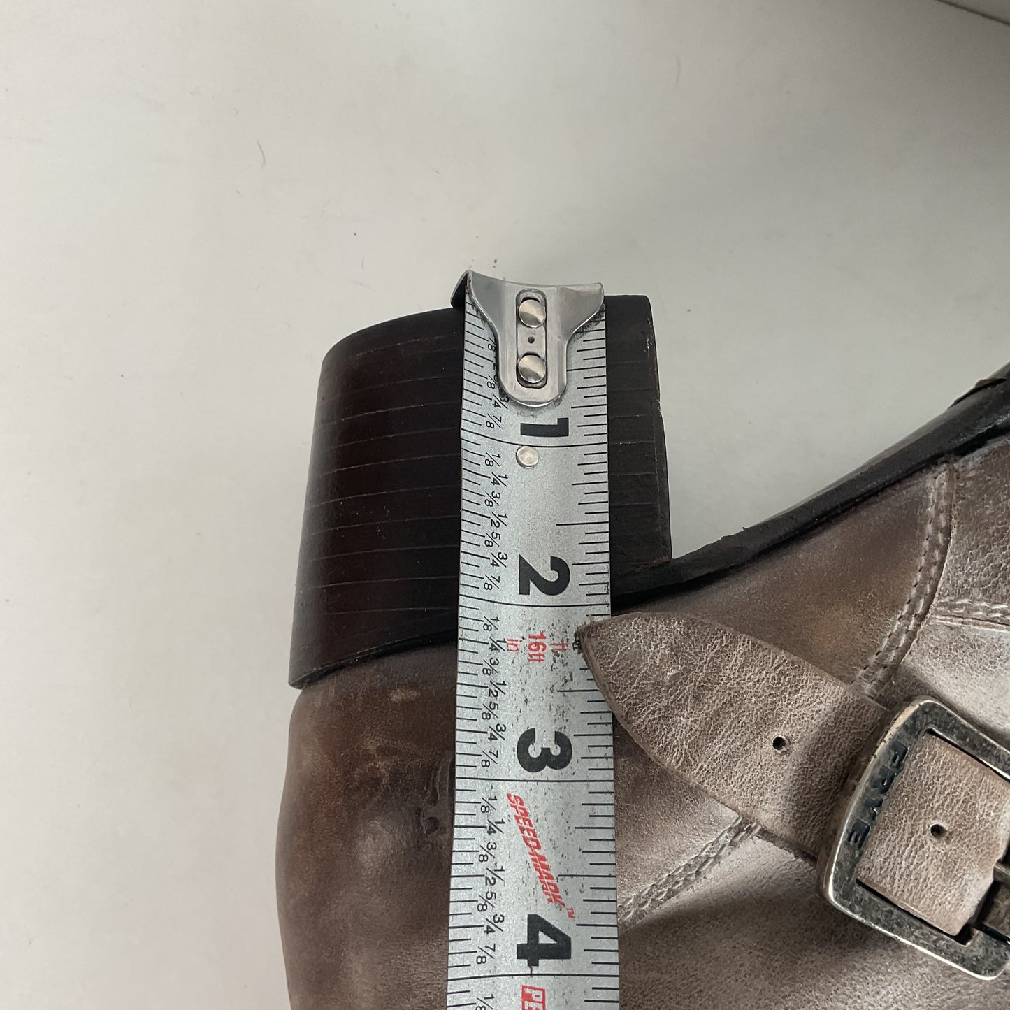 Frye Women’s Vera Slouch Boots 8 B Harness Style Retired Grey