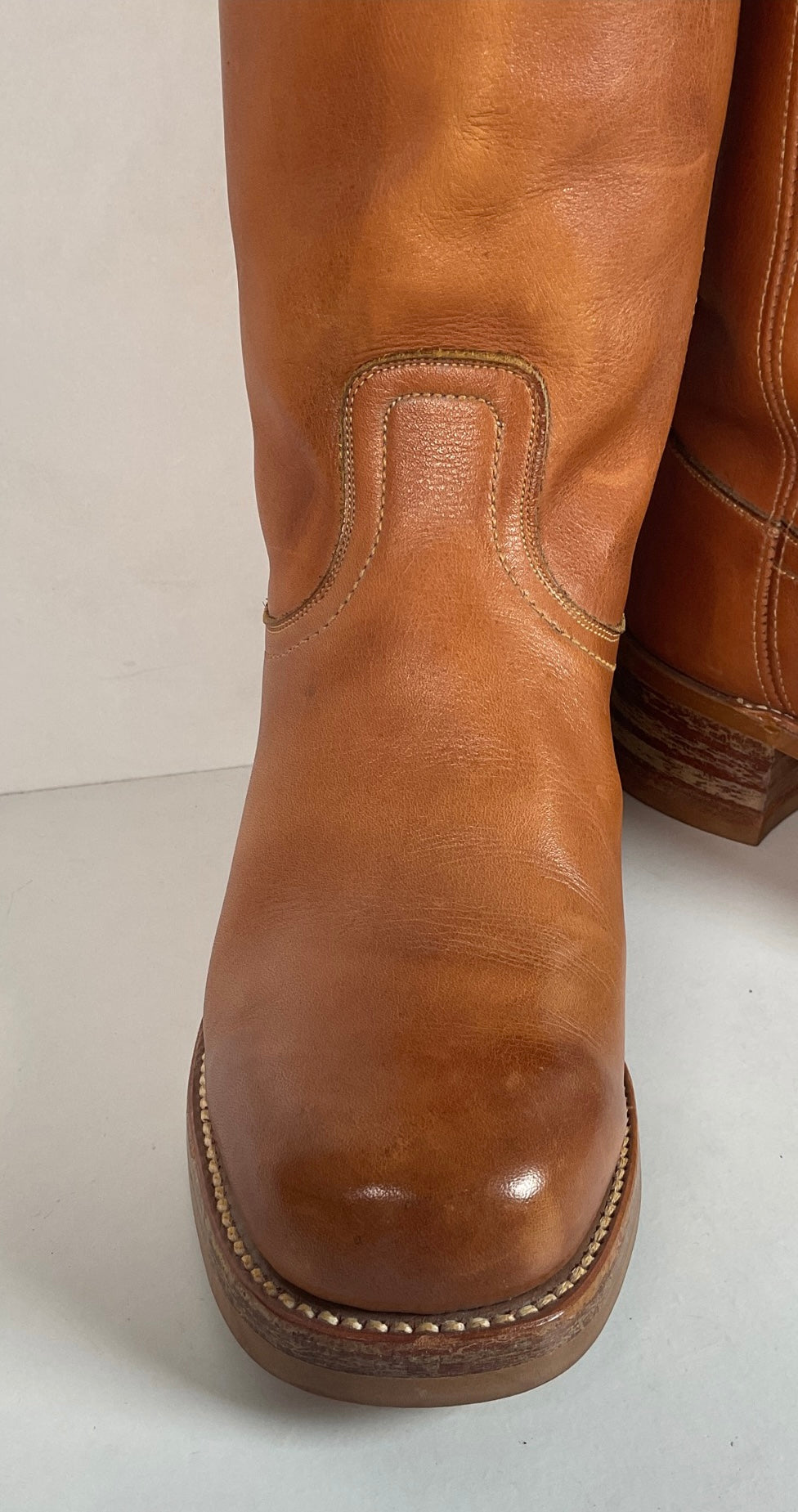 Vintage Levi’s Men’s Soft Leather Campus Boots 9.5 Chunky 70s USA Made