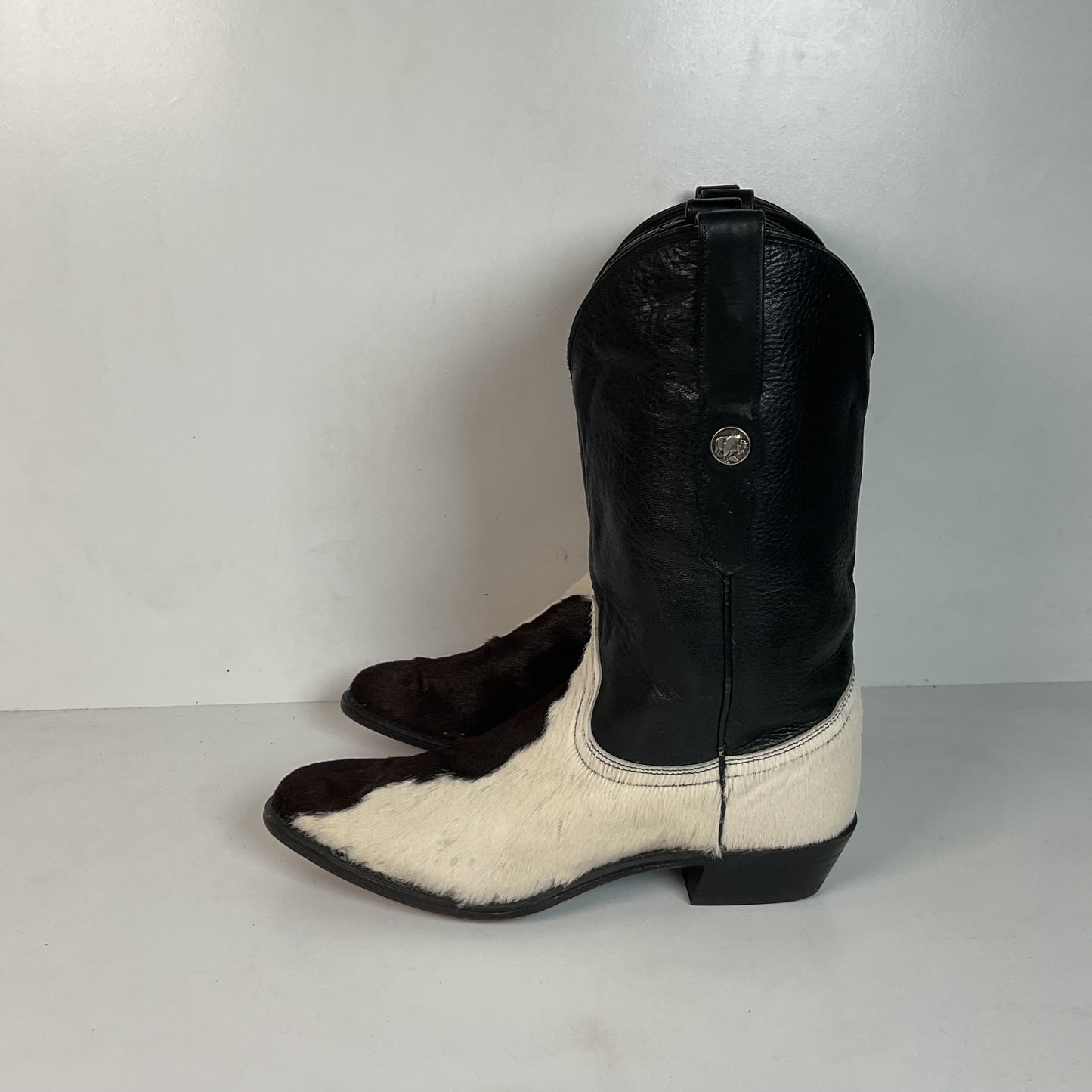Dan Post Pony Hair On Cowhide Cowgirl Boots 7.5 M