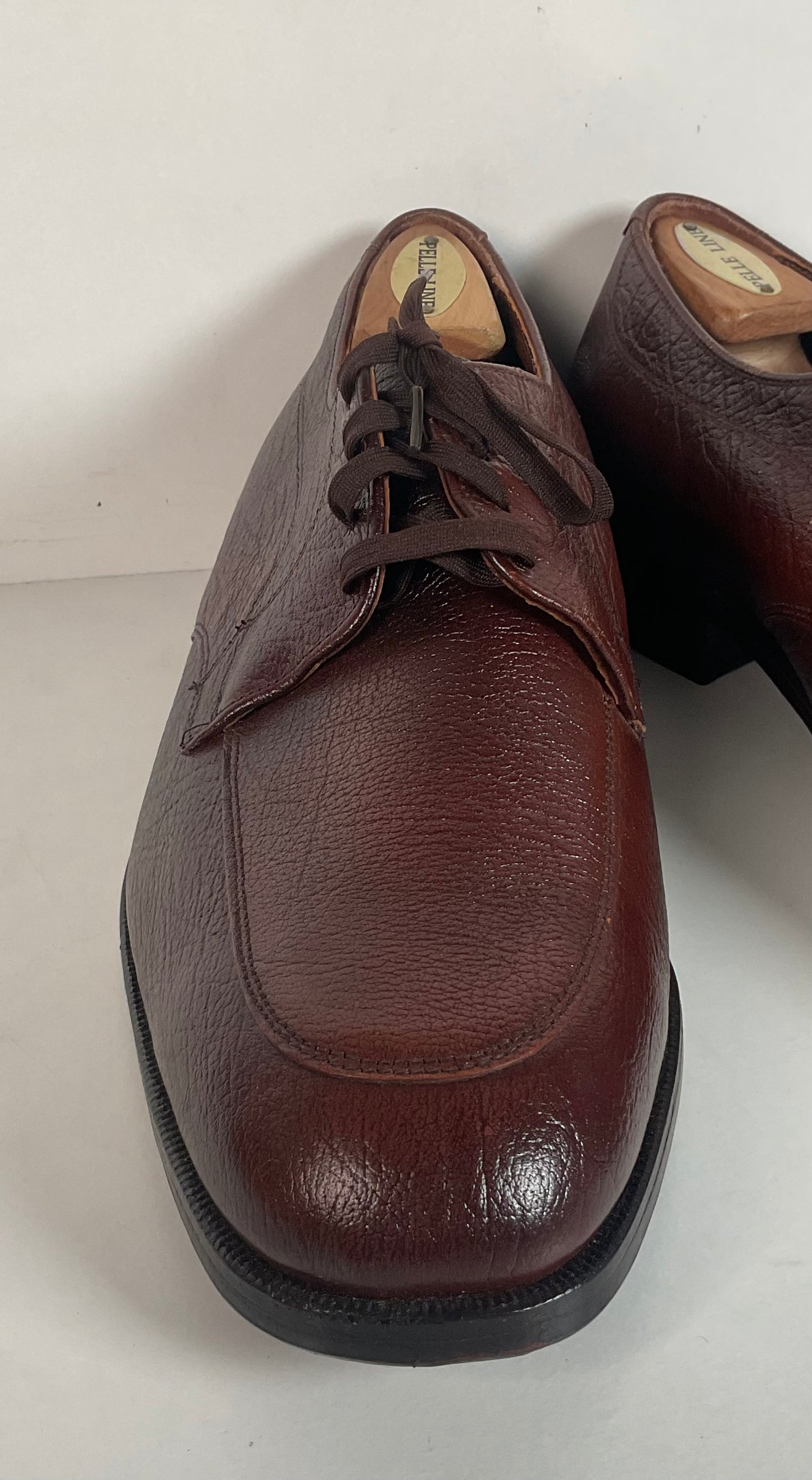 Vintage Florsheim Plain Toe Dress Shoes 10.5 3E (Wide)