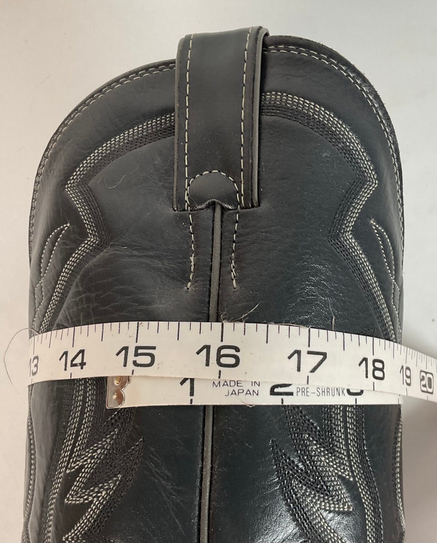 Vintage Justin Grey Ostrich Quill Cowboy Boots 9.5 D Exotic USA Made