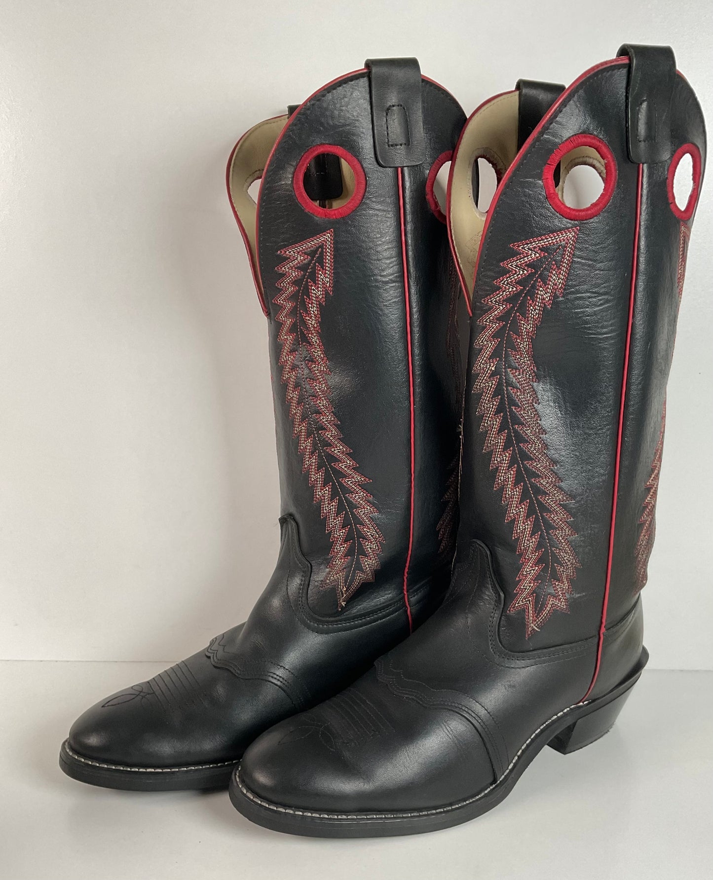 Vintage Texas Brand Buckaroo Cowboy Boots 10.5 EE USA Made