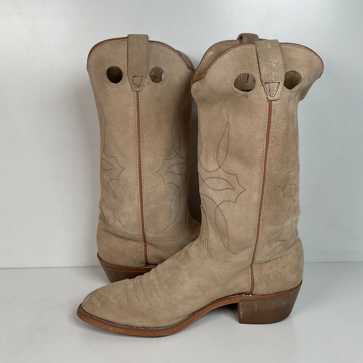 Vintage Levi’s Suede Buckaroo Cowboy Boots 12 M USA Made
