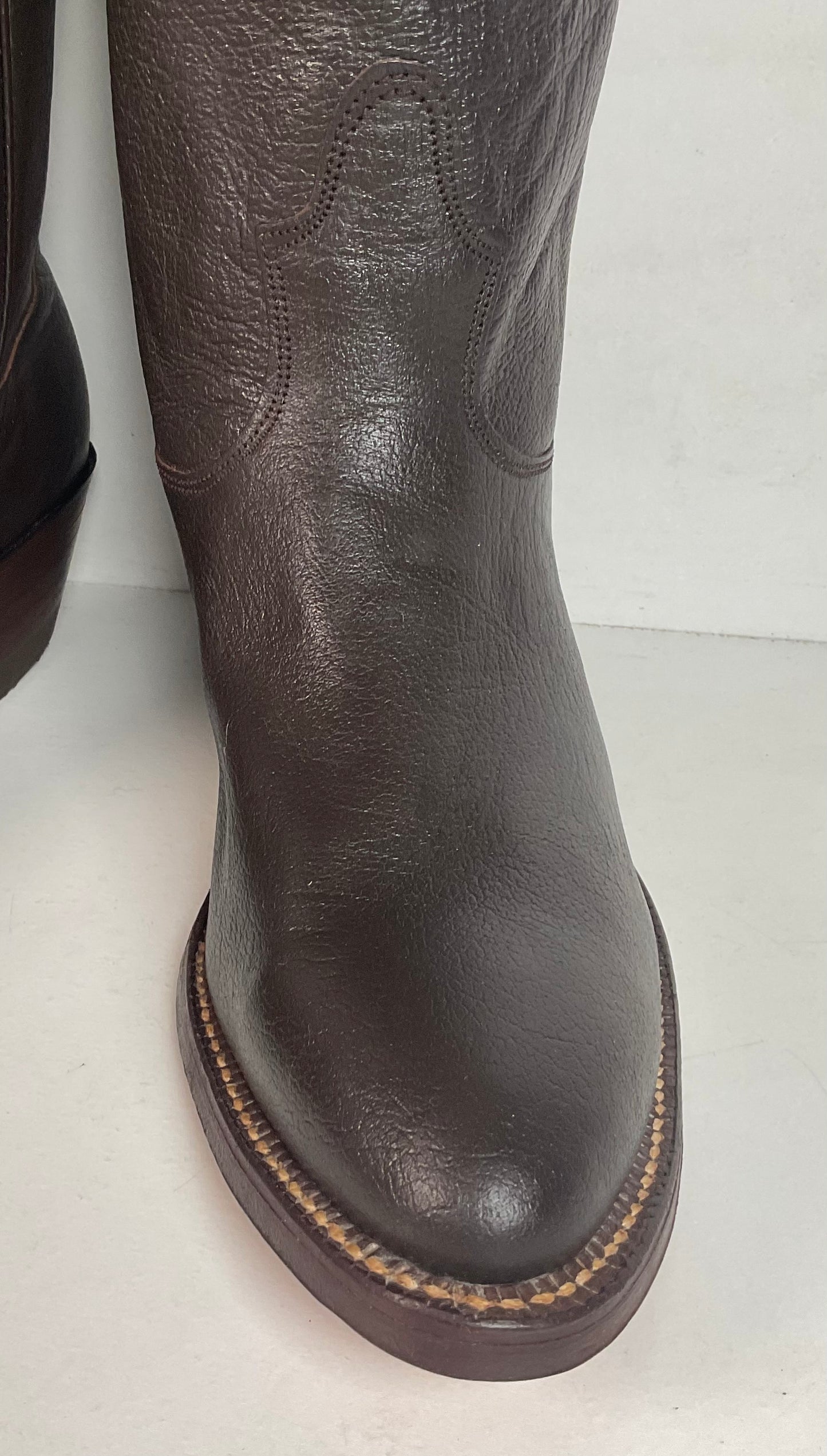 Vintage 1960s Nocona Water Buffalo Cowboy Boots 8 D Exotic
