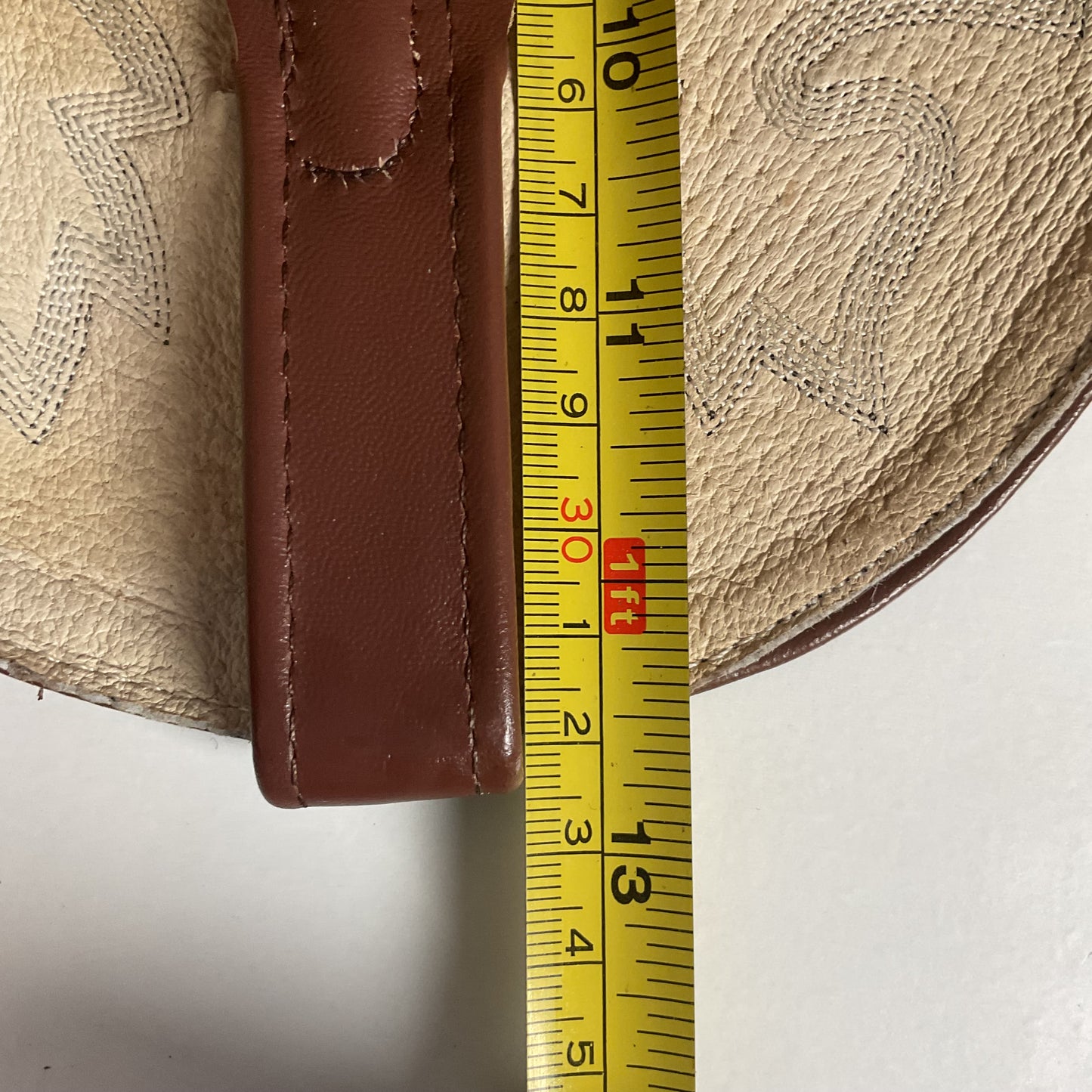 Vintage J. Chisholm Men’s Butterscotch Ostrich 7.5 D USA Made Exotic Pin Quill