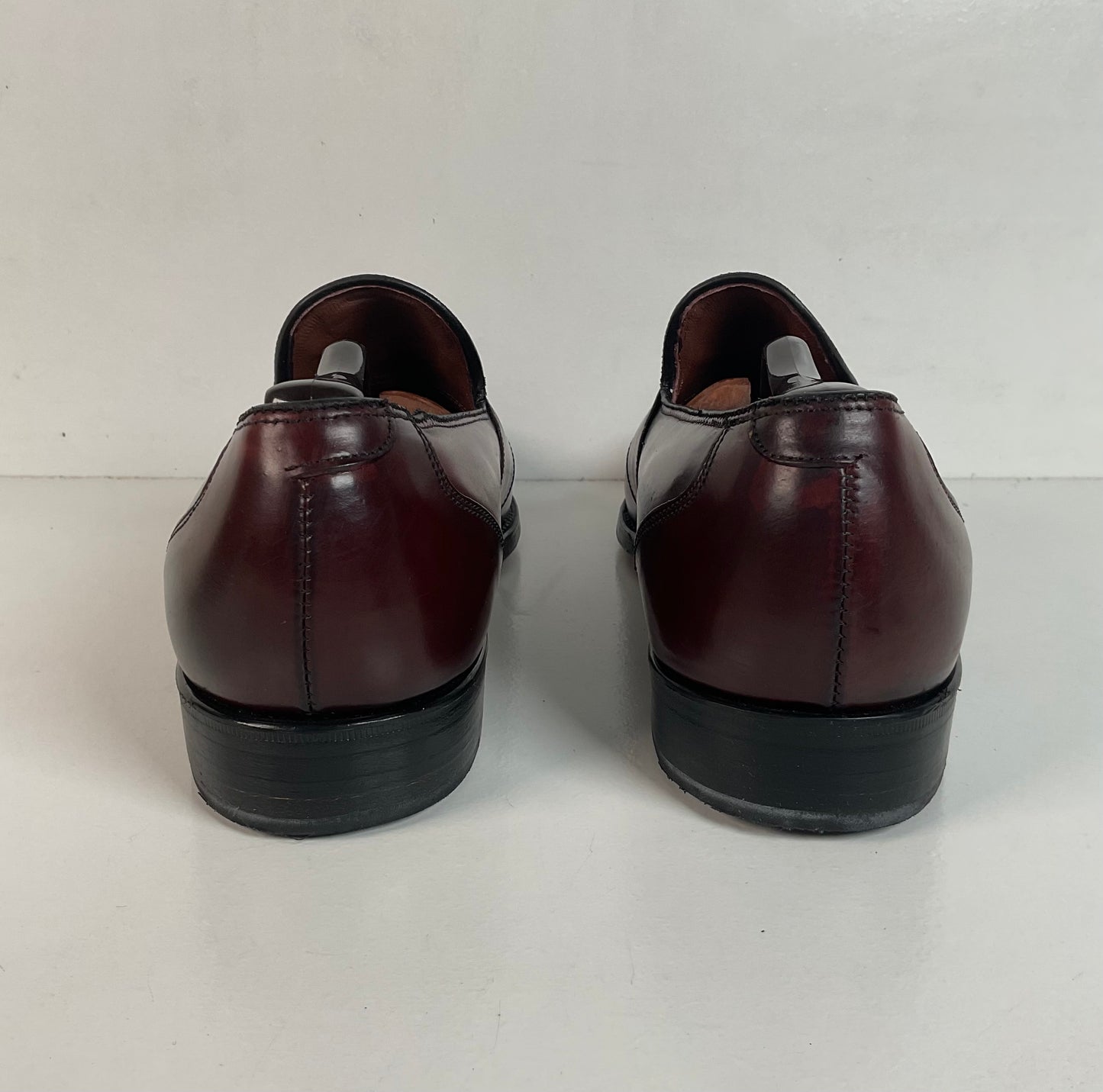 Vintage Hanover LB Shepard Penny Loafers 10 D Genuine Shell Cordovan USA Made