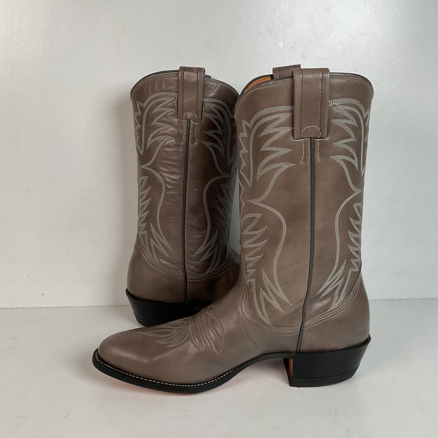 1970s Nocona Grey Cowboy Boots Men’s 8.5 B | Women 9.5