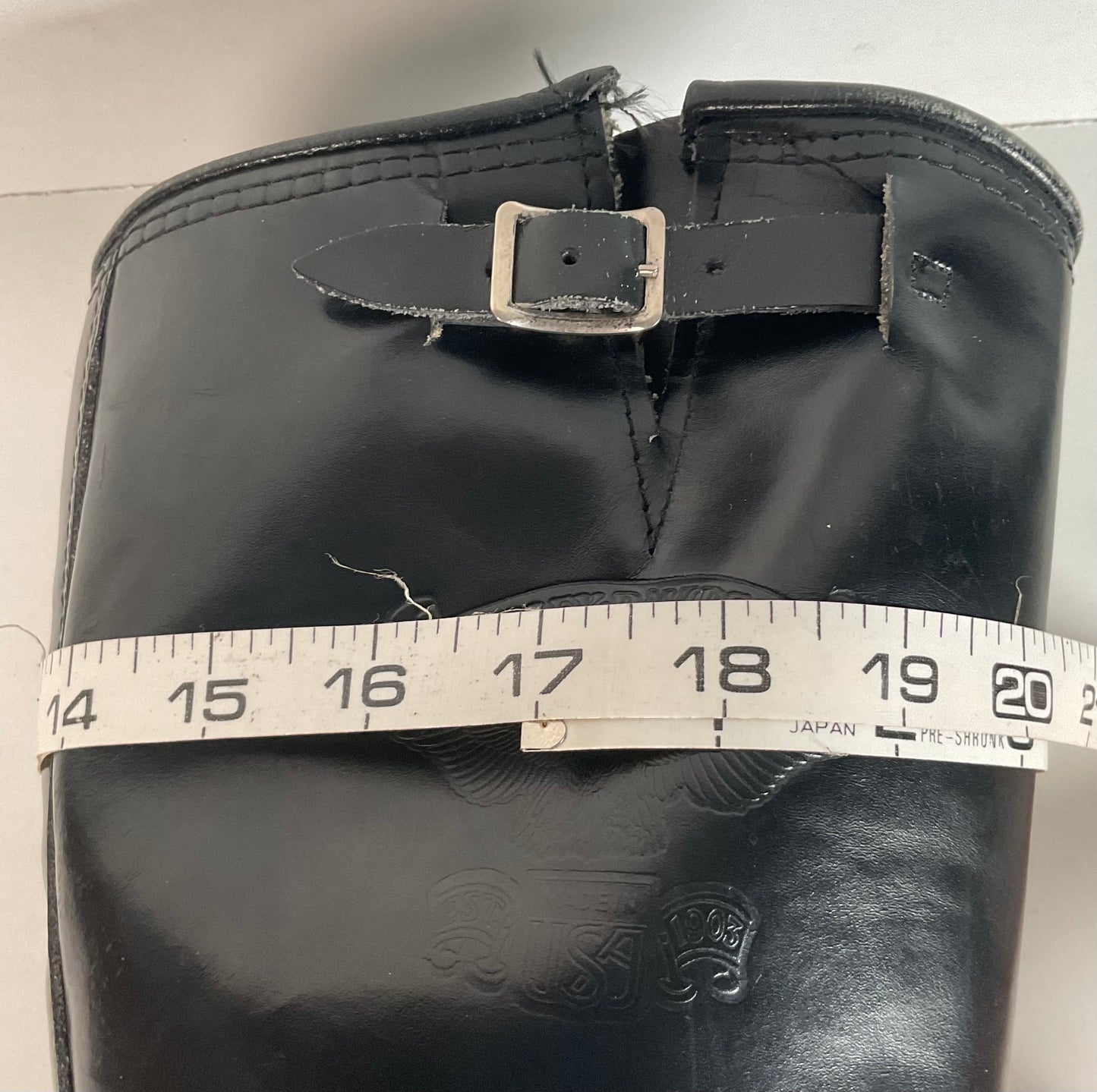 Vintage Harley Davidson Motorcycle Boots 11 Tall Steel Toe Engineer USA Made