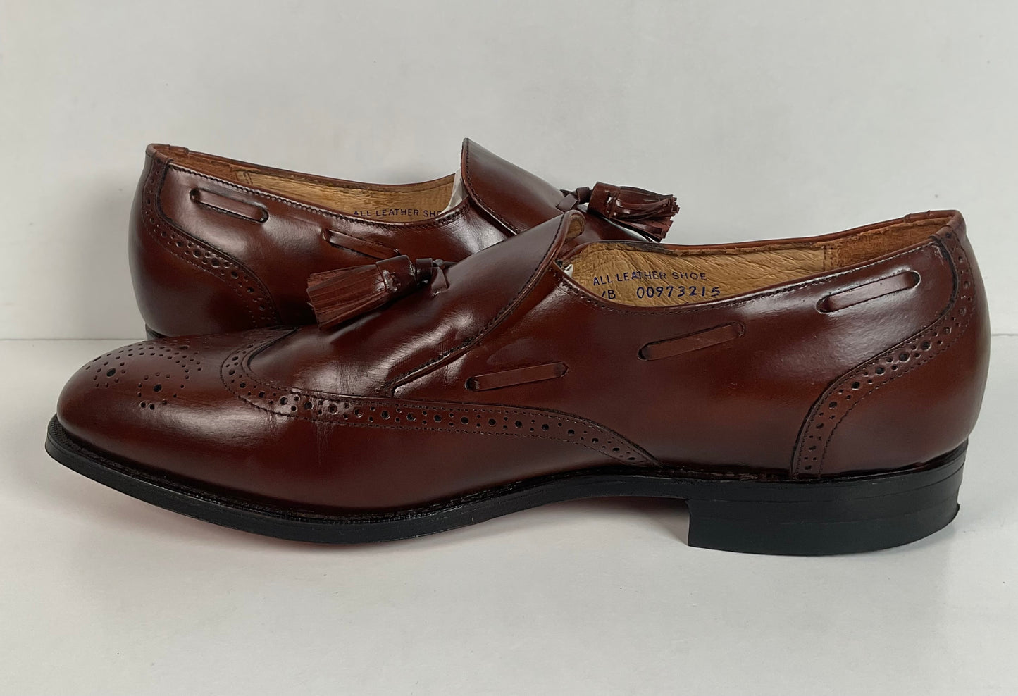Vintage Hanover Brown Tassel Loafers 11.5 D USA Made