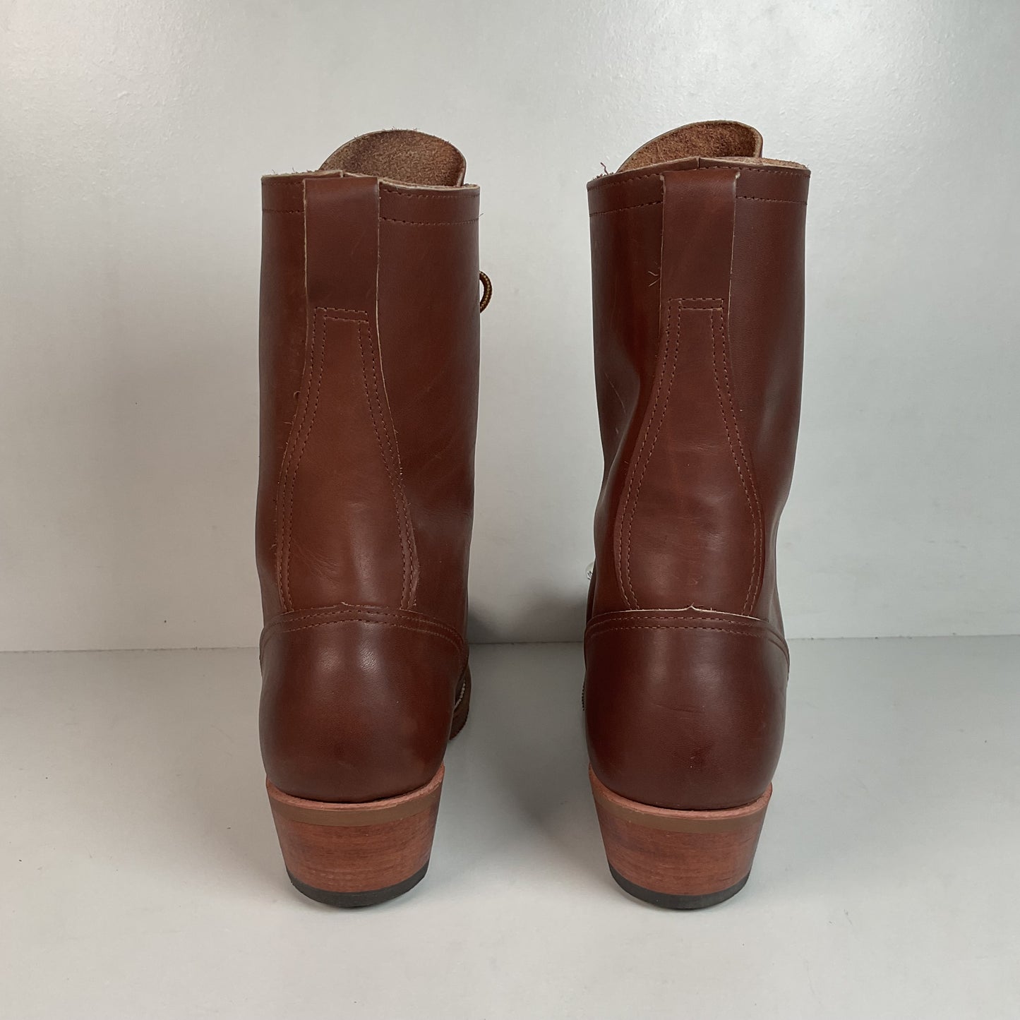 Vintage Double H Kiltie Packer Boots 10.5 D USA Made