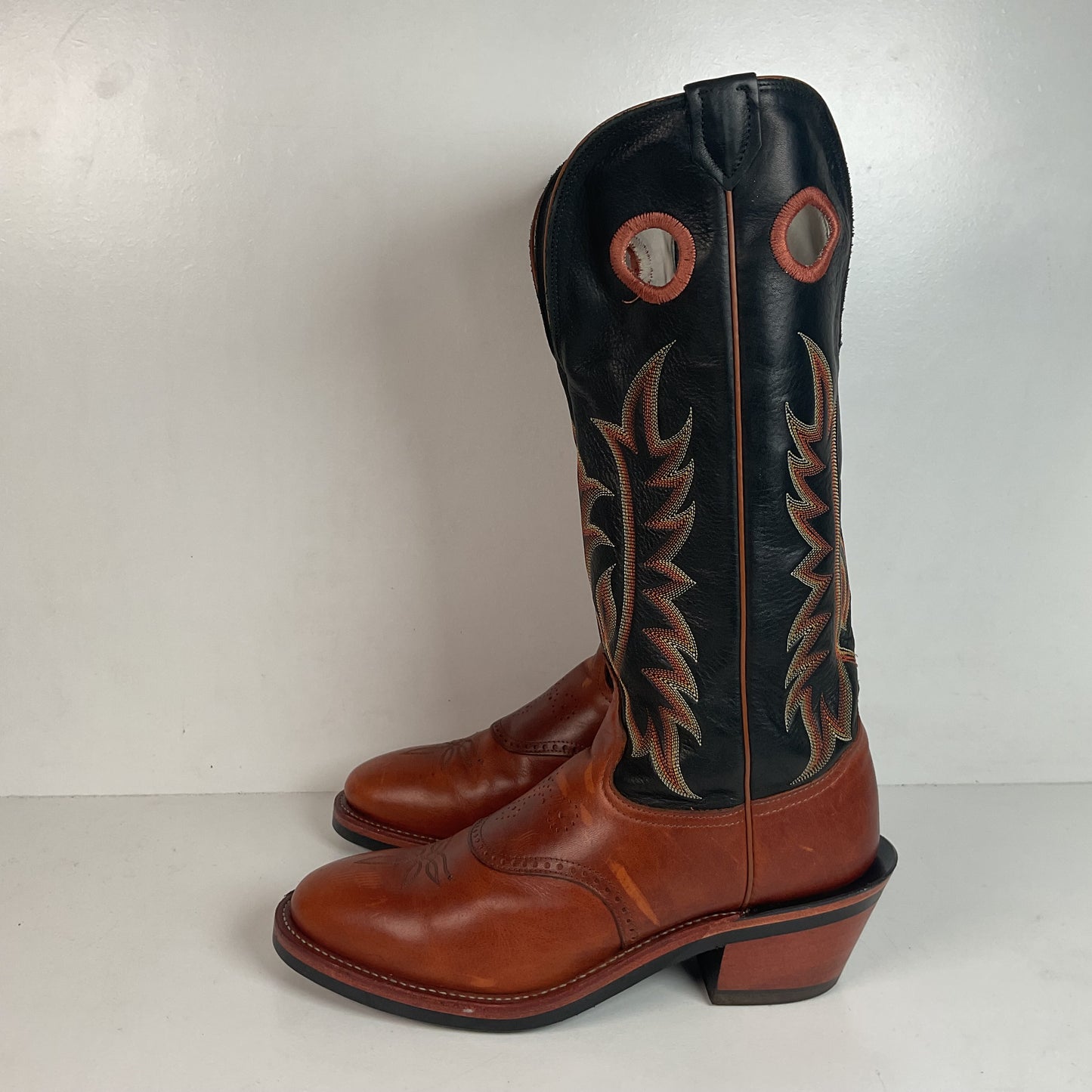 Tony Lama Renegade Buckaroo Cowboy Boots 11 D USA Made