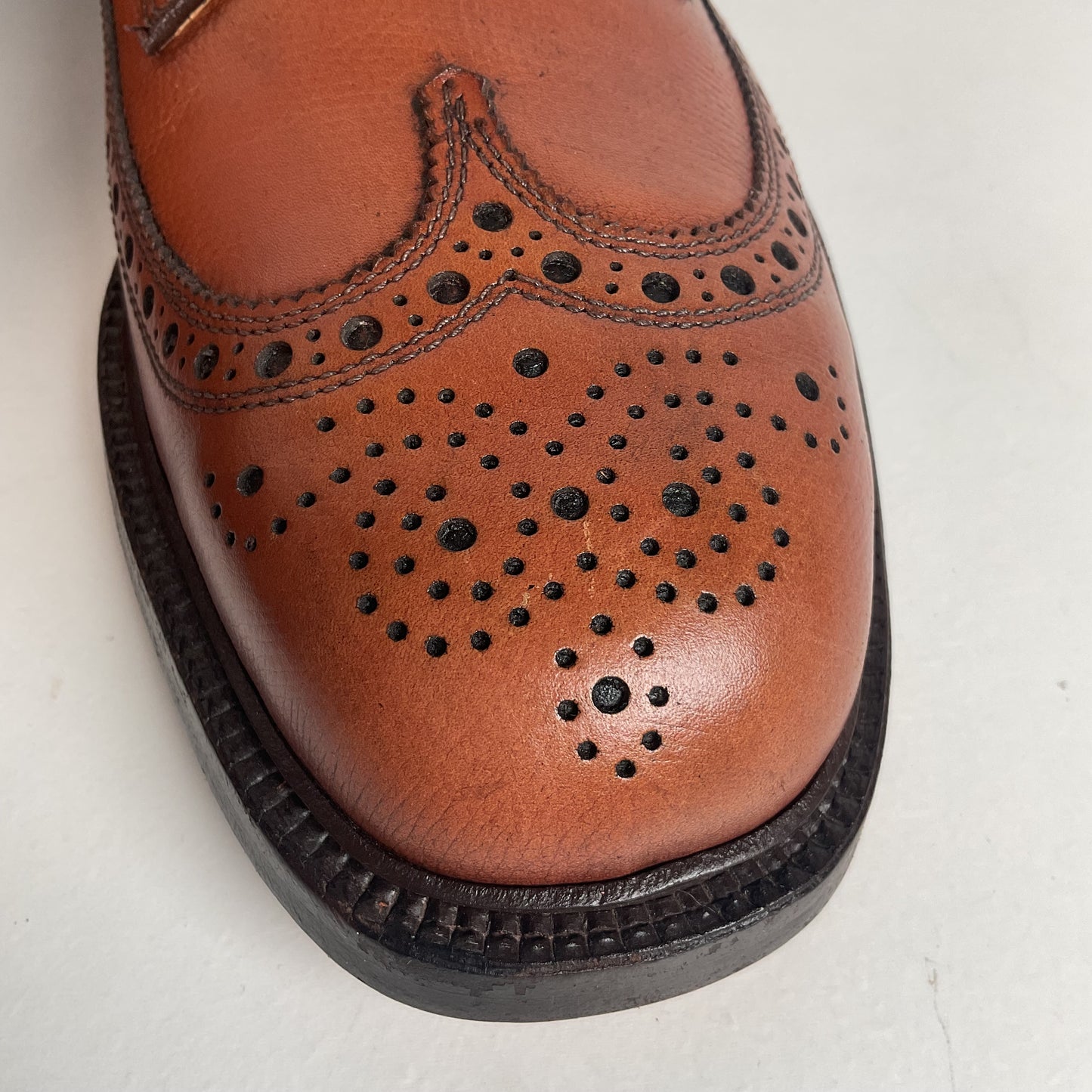 Vintage 1970s Nettleton Longwing Derby Shoes 8.5 D USA Made