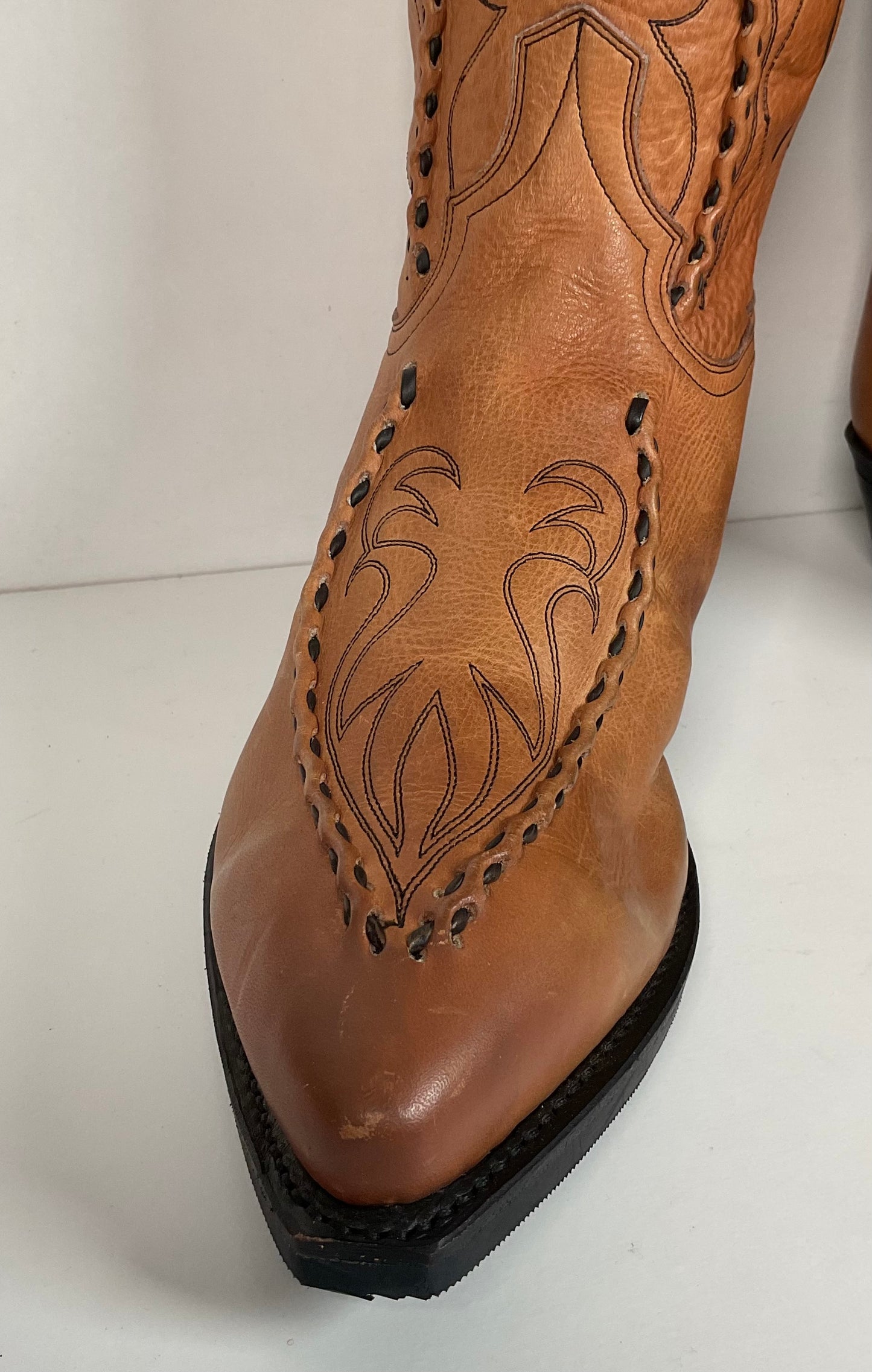 Dan Post Buck Lace Cowboy Work Boots 12 EW Albany Oil Resistant