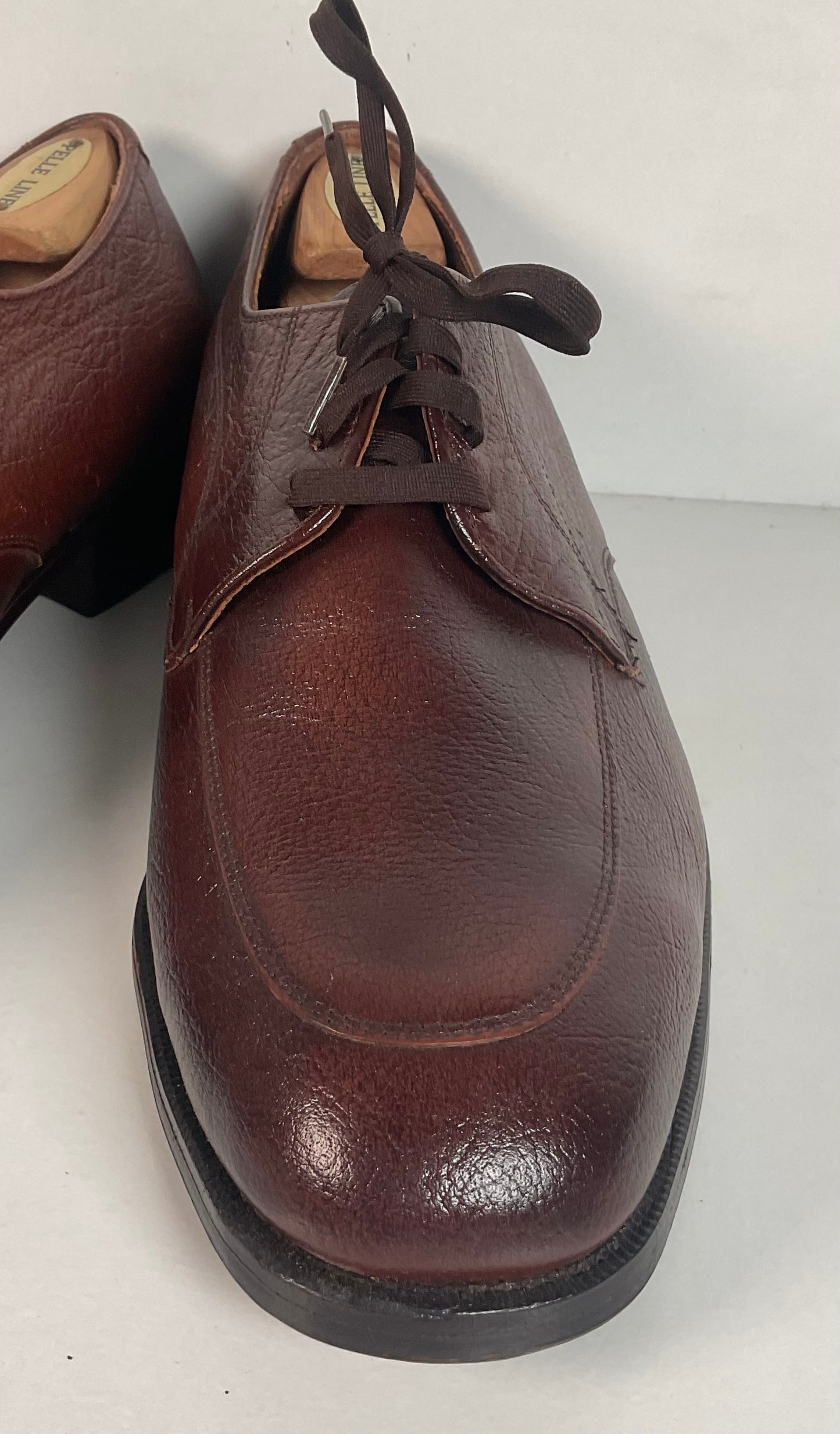 Vintage Florsheim Plain Toe Dress Shoes 10.5 3E (Wide)