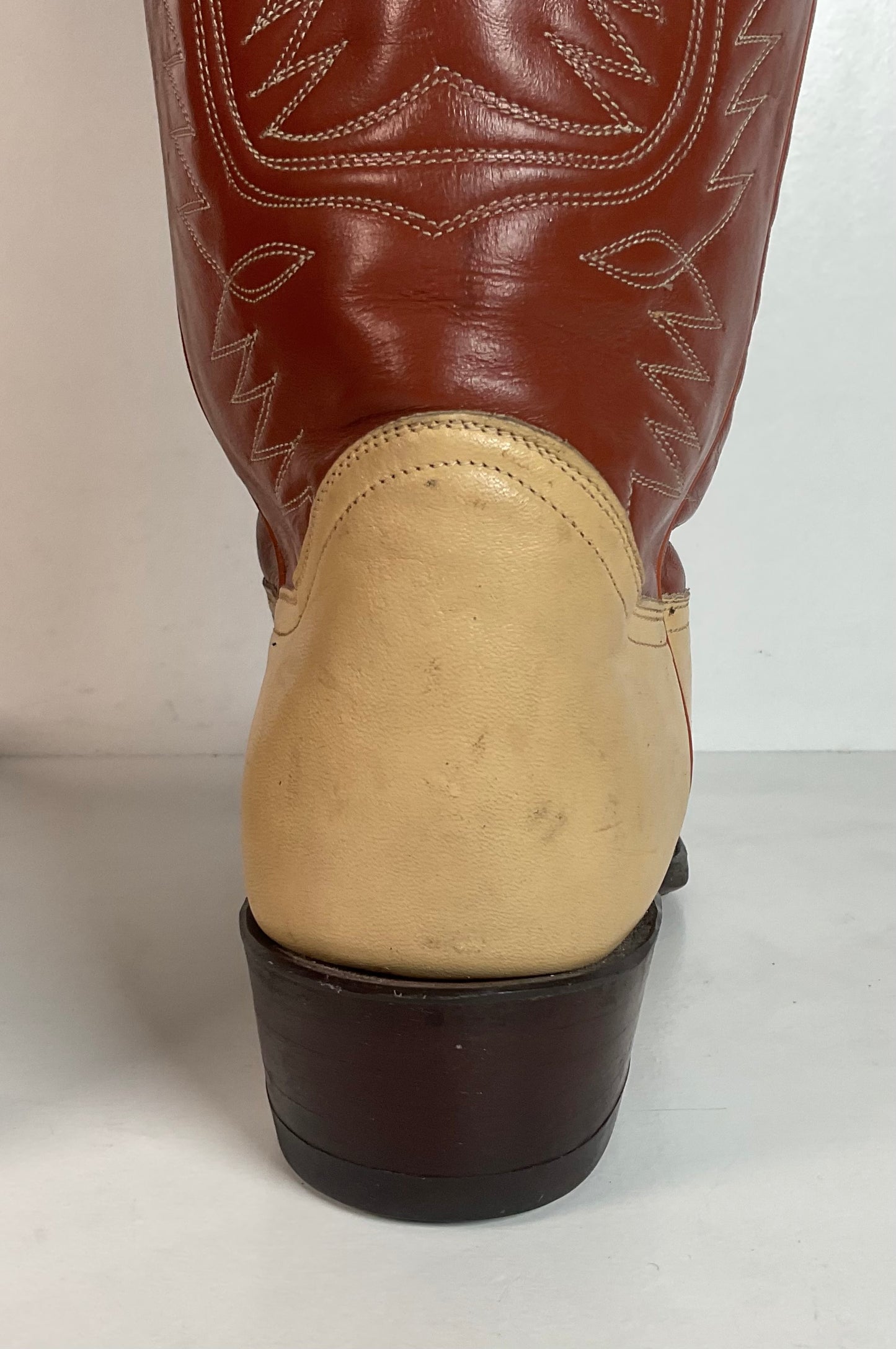 Vintage Tony Lama Urban Cowboy Boots | Teju Lizard Wingtip | Gold Label | 10 D