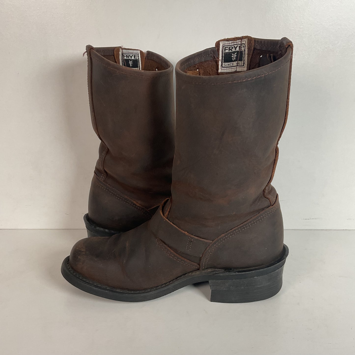 Frye Women’s 12 R Harness Engineer Boots 77400 6 M USA Made Shorty