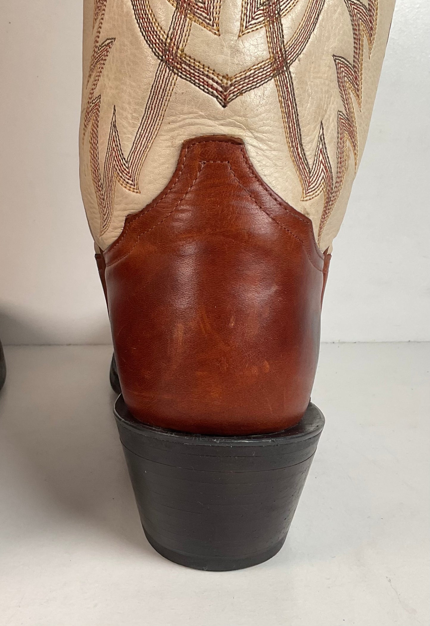 Tony Lama Buckaroo Cowboy Boots 12 D USA Made Sunset Renegade