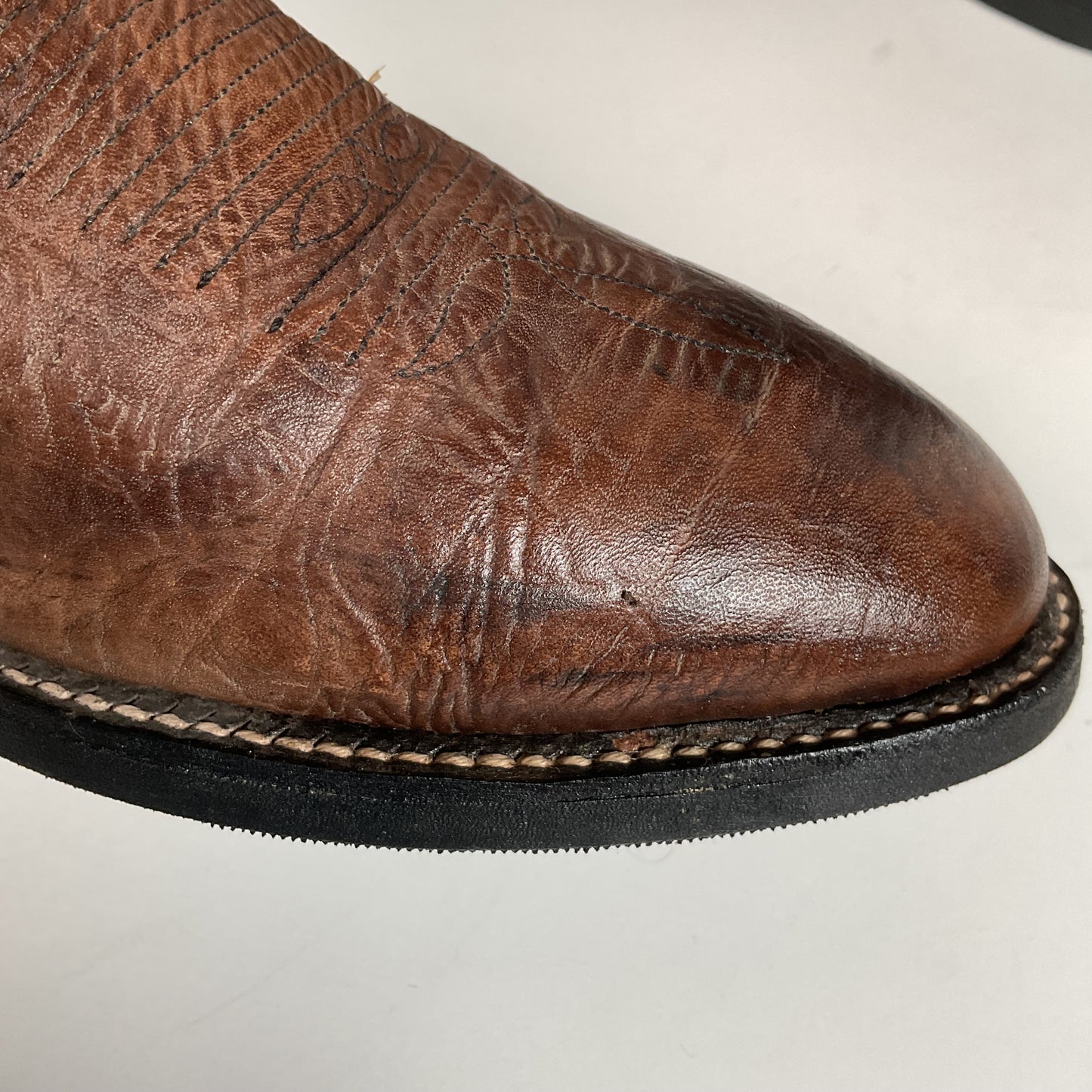 Tony Lama Goat Shoulder Cowboy Boots 14.5 A Hybrid Sole USA Made