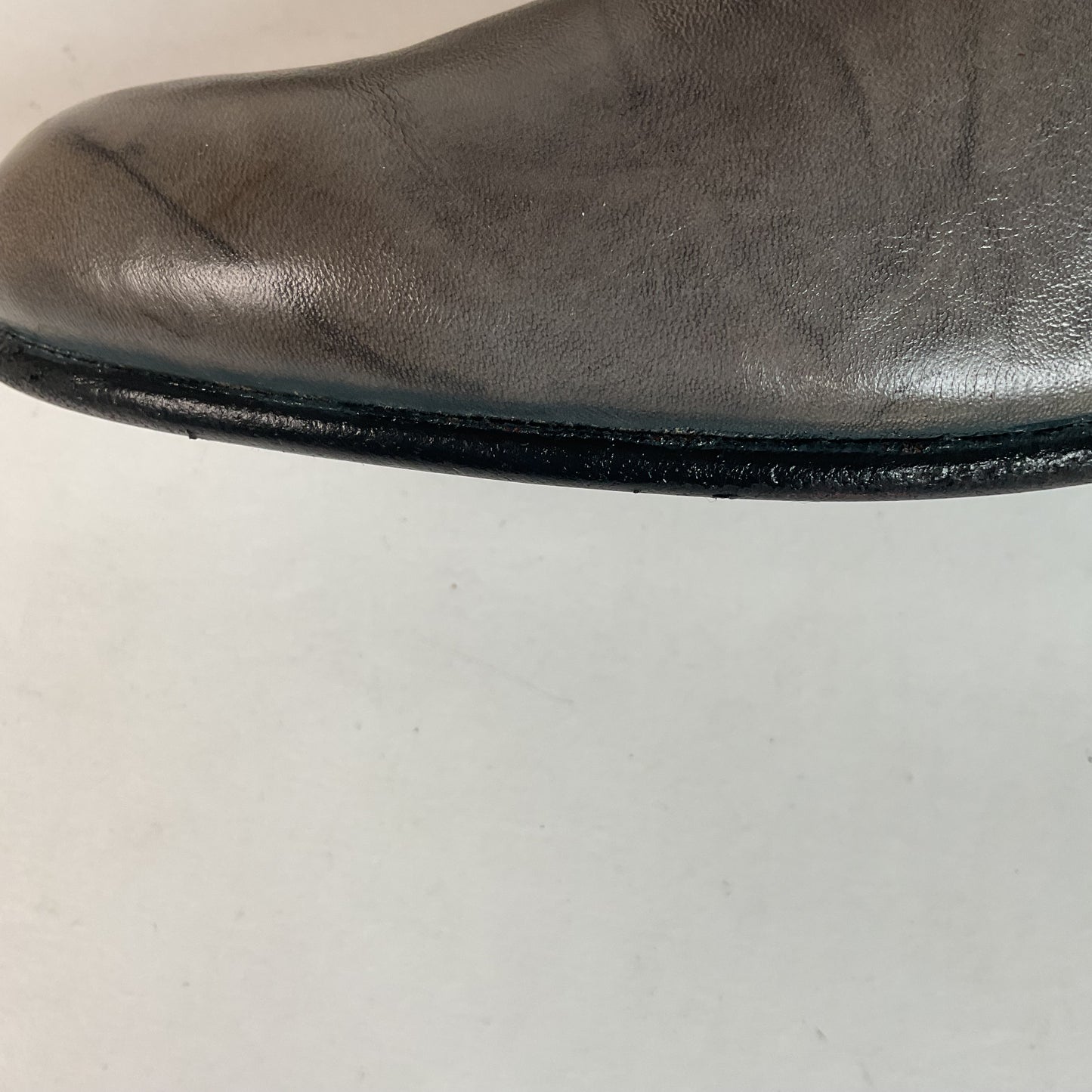 Vintage Justin Grey Marbled Campus Riding Boots 7 B USA Made