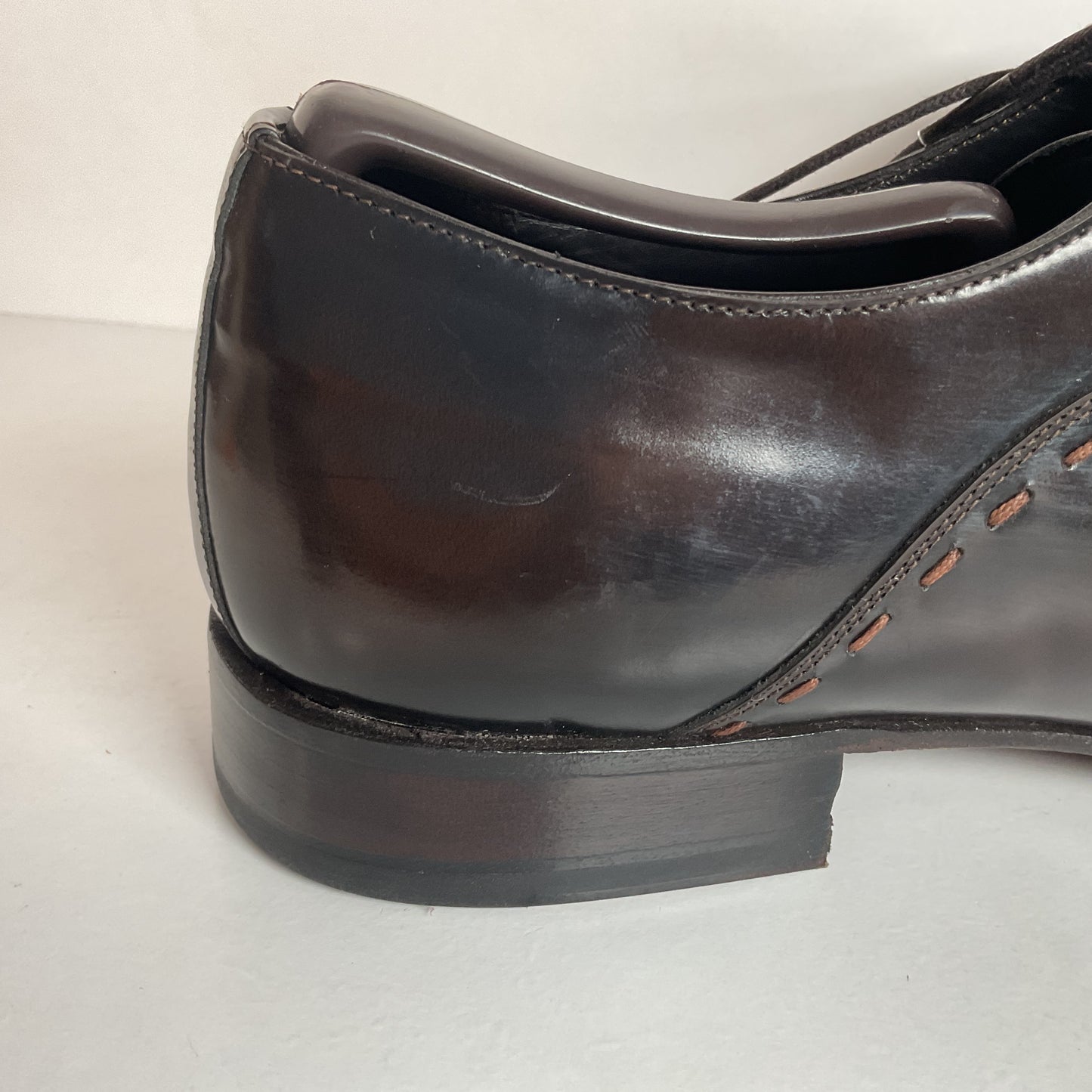 Mezlan Exotic Ostrich Leg Loafer Shoes 9.5 M Recrafted