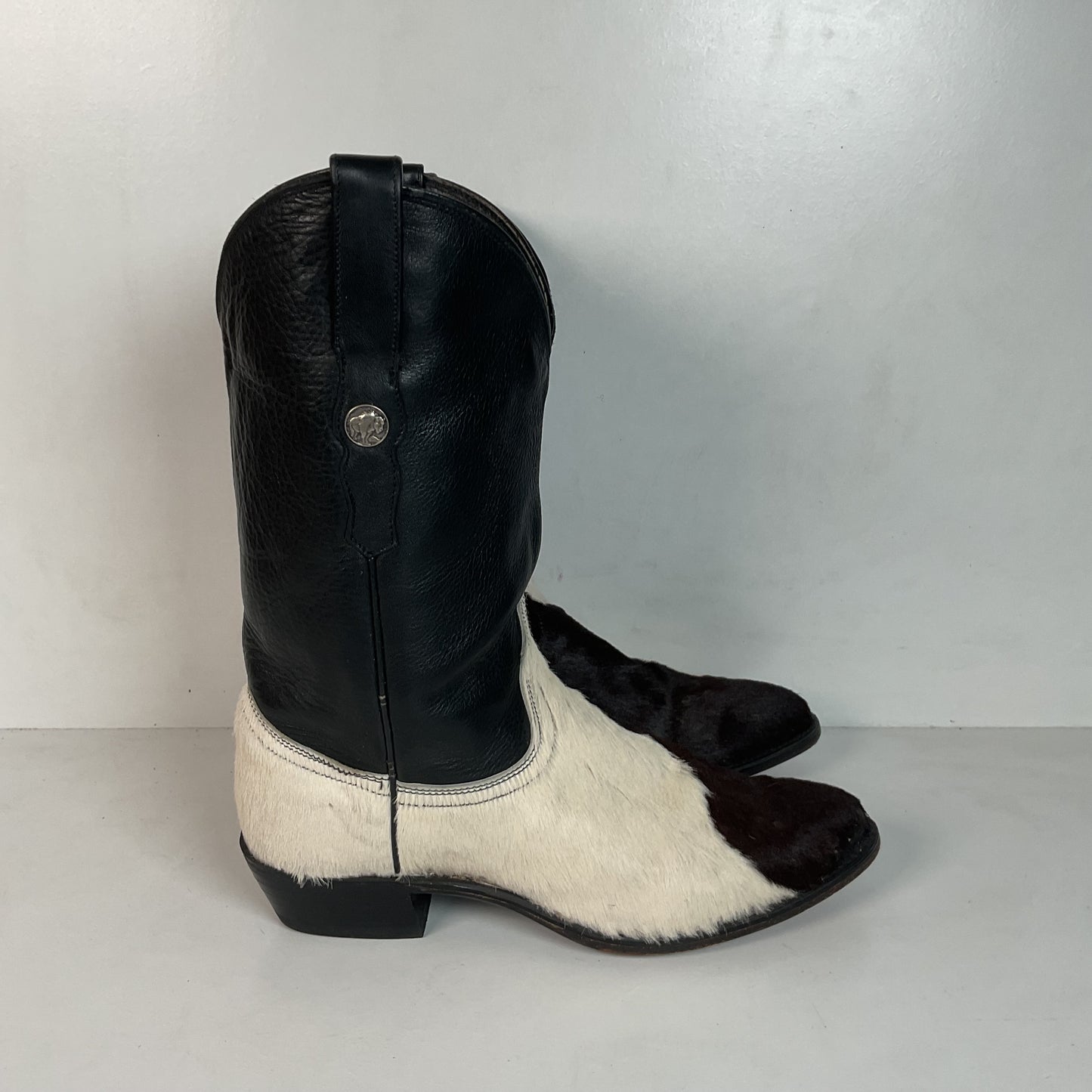 Dan Post Pony Hair On Cowhide Cowgirl Boots 7.5 M