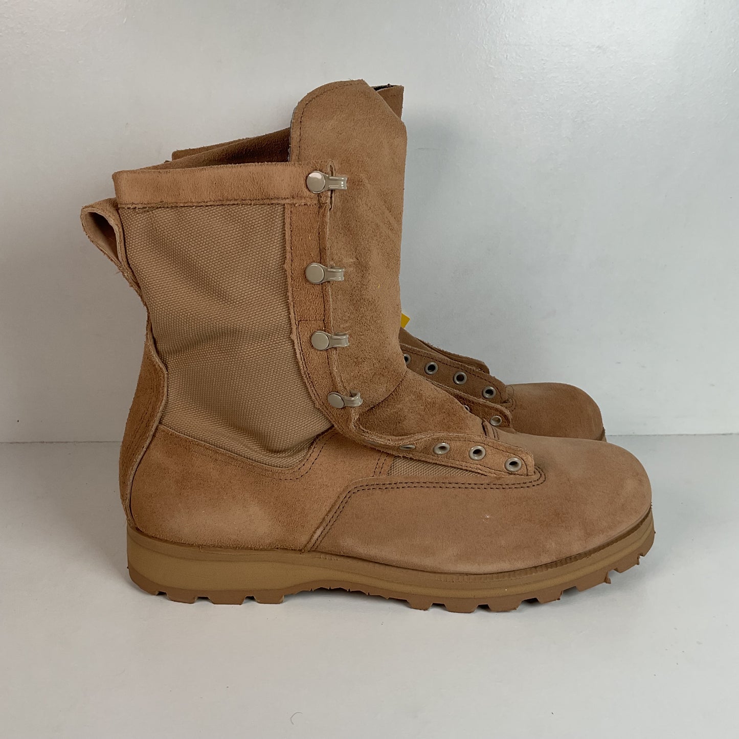 Bellville Army Combat Boot Temperate Weather 13 R USA Made Desert Tan