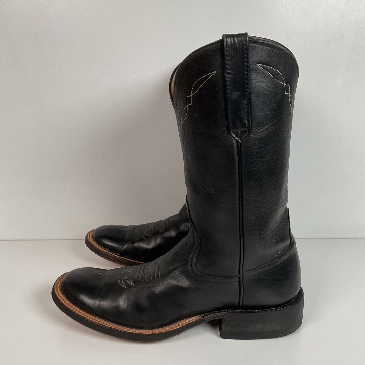 Rios Of Mercedes Soft Black Roper Boots Men’s 6.5 D | Women’s 7.5 USA