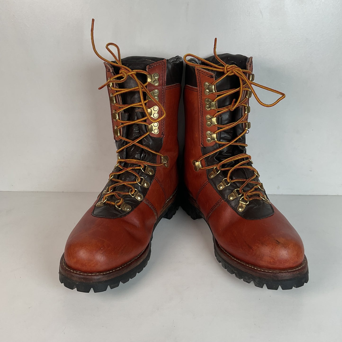 Vintage 1980s Wolverine Mountaineering Boots 11 E USA Vibram Lug Insulated