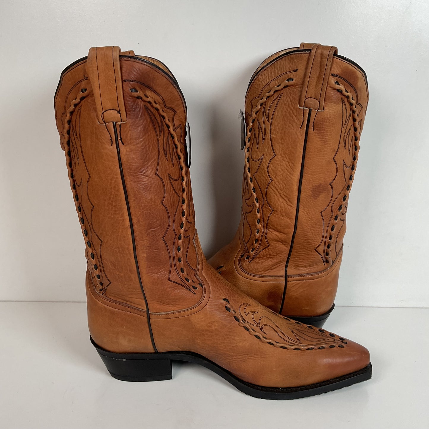 Dan Post Buck Lace Cowboy Work Boots 12 EW Albany Oil Resistant
