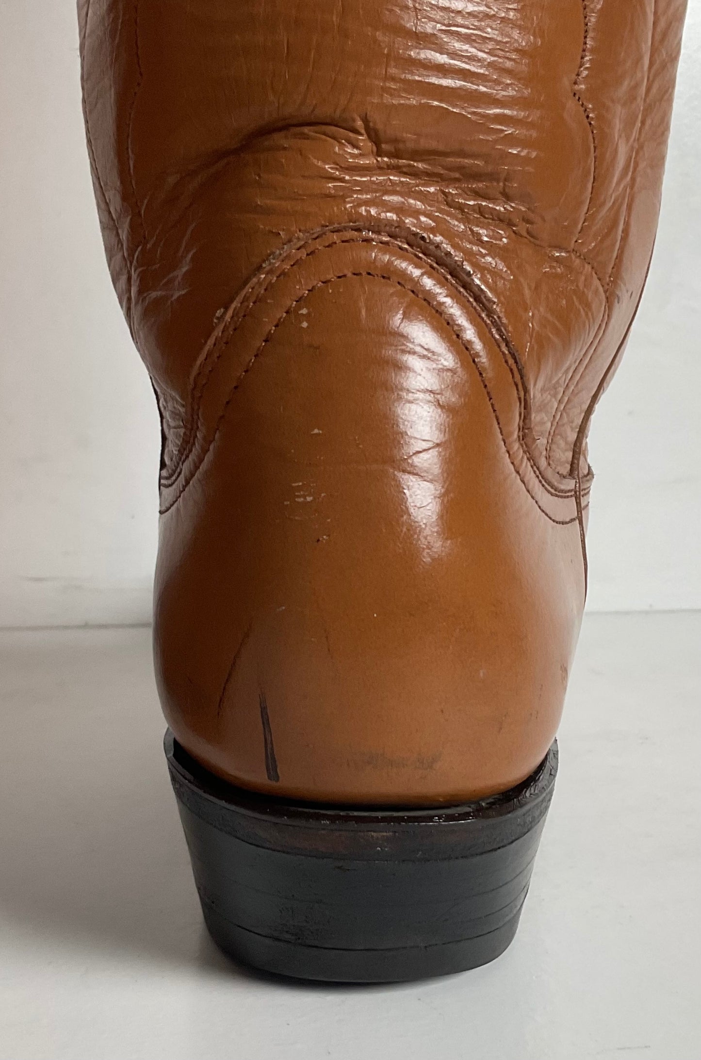 Vintage Tony Lama Lizard Wingtip Cowgirl Boots 7 A Black Label