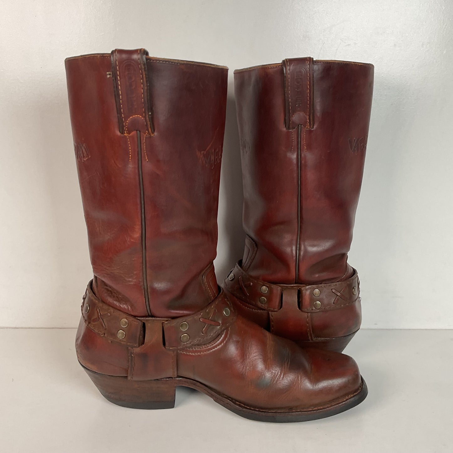 Vintage Boulet Vagabond Harness Boots Men’s 8.5 E Thrashed