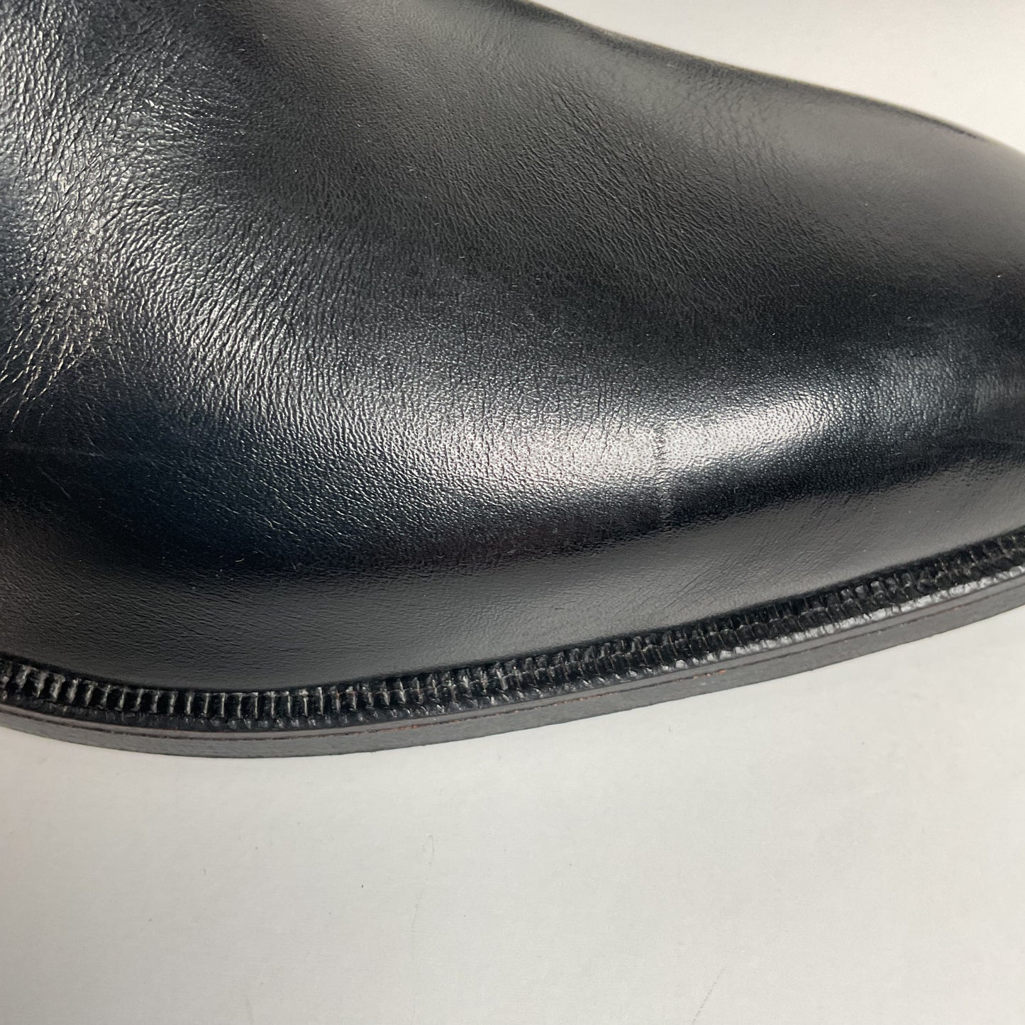 Vintage Florsheim Black Leather Chelsea Boots 10.5 C New Old Stock