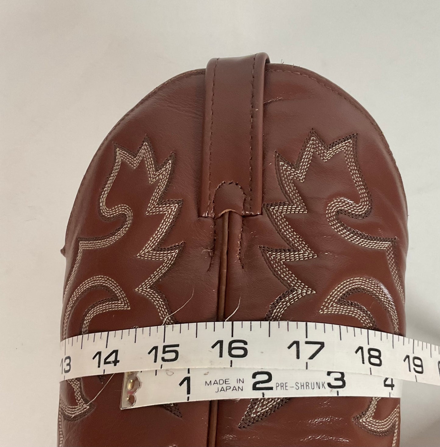 Vintage J. Chisholm Men’s Butterscotch Ostrich 7.5 D USA Made Exotic Pin Quill