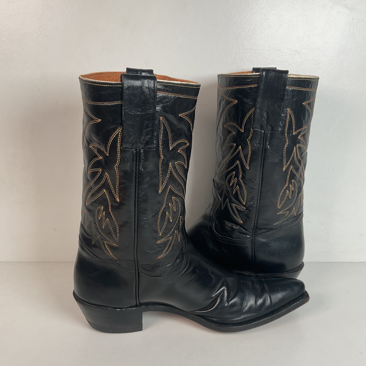 1950s Frye Authentic Cowgirl Boots 7.5 C Snip Toe