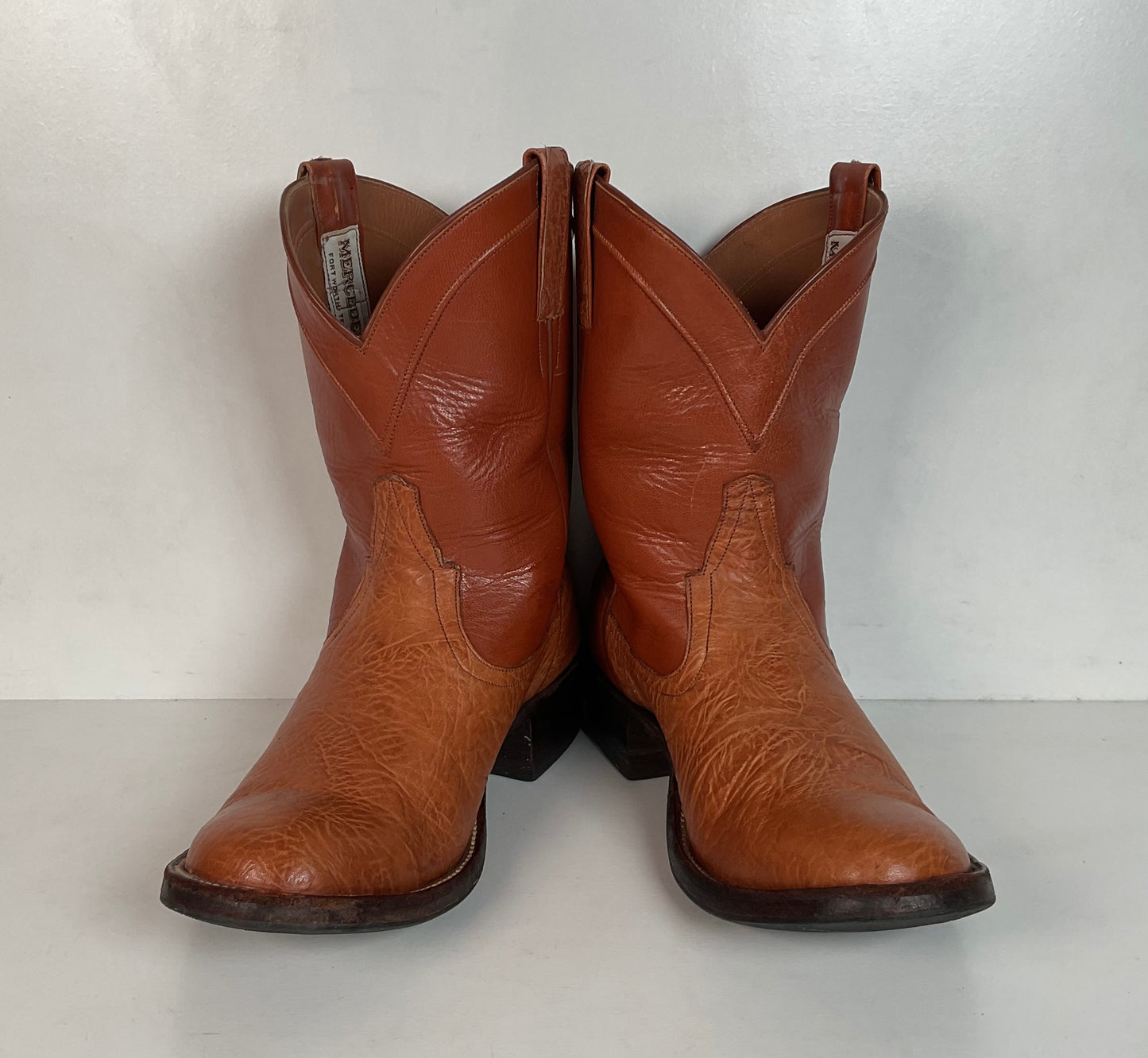 Mercedes Forth Worth Pee Wee Cowgirl Boots 8 Shorty Roper