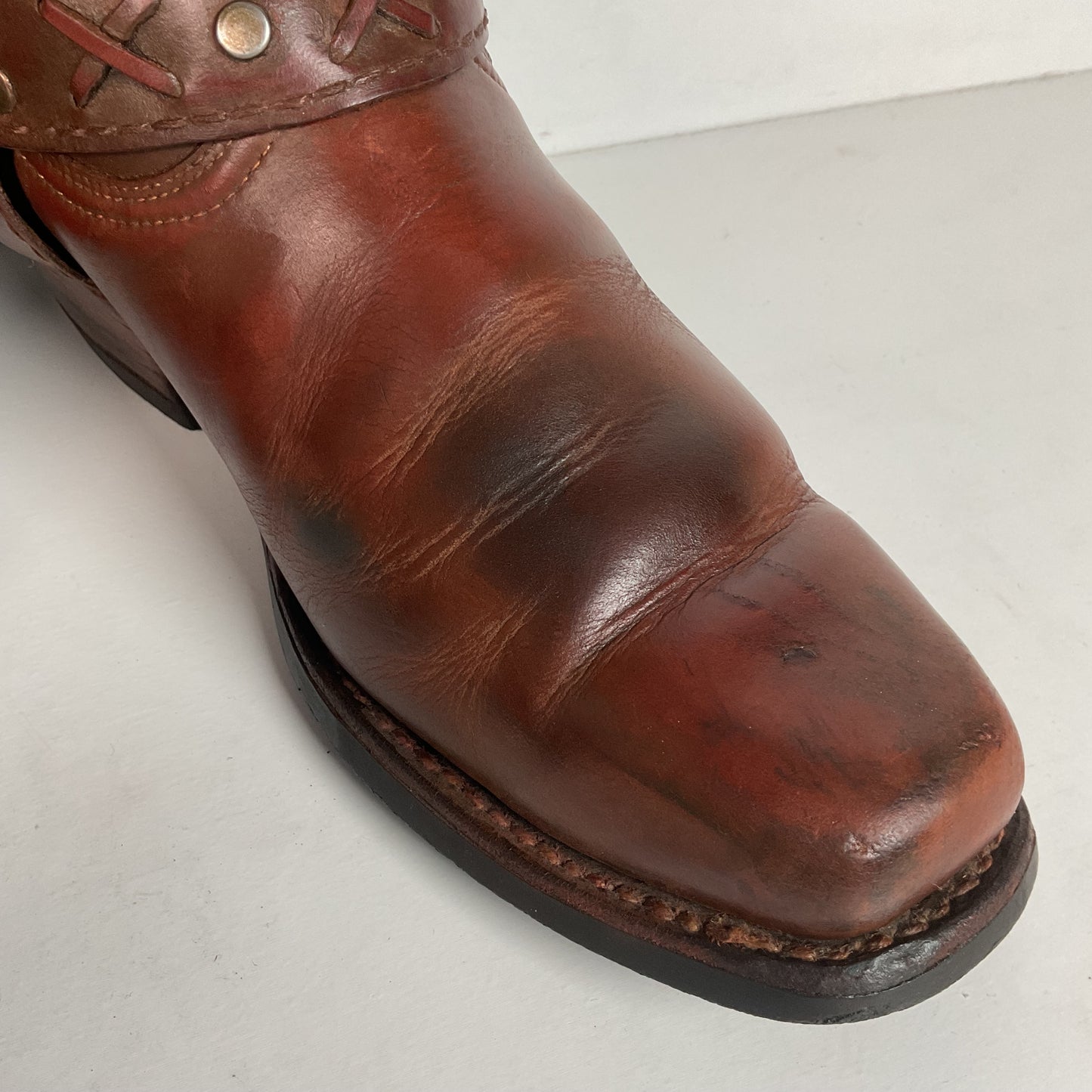 Vintage Boulet Vagabond Harness Boots Men’s 8.5 E Thrashed
