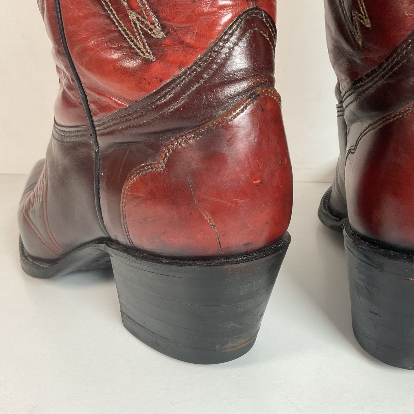 Texas Eagle Thunderbird Cowboy Boots 11 D Independence Day 4th Of July