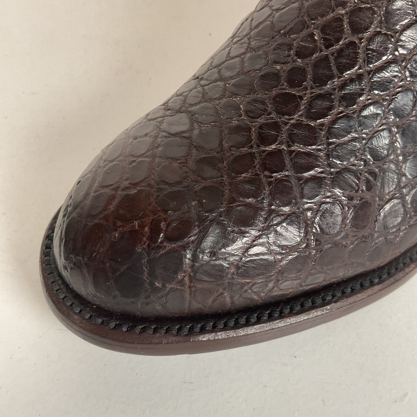 Caboots Nile Crocodile Roper Boots 9.5 E Champion Attitude Custom