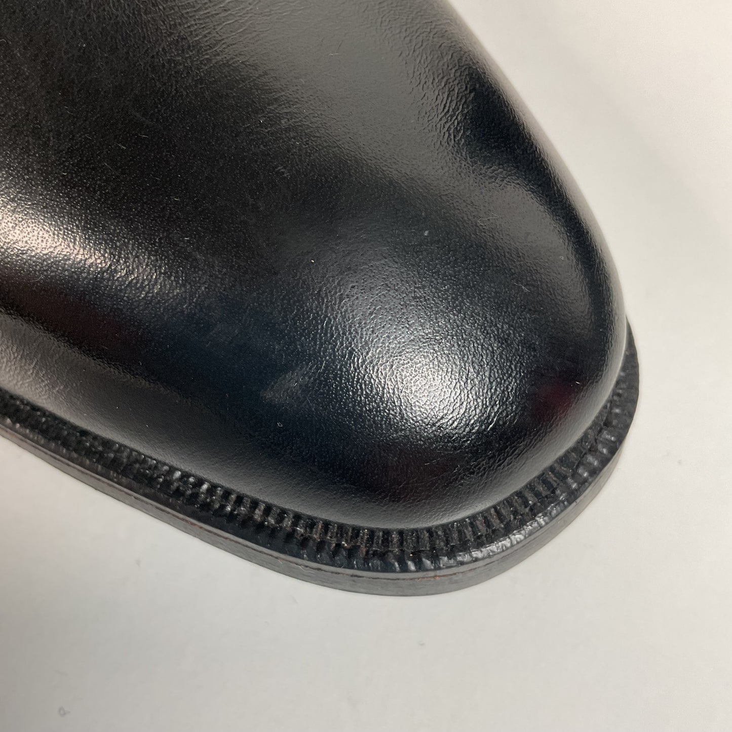 Vintage Florsheim Black Leather Chelsea Boots 10.5 C New Old Stock