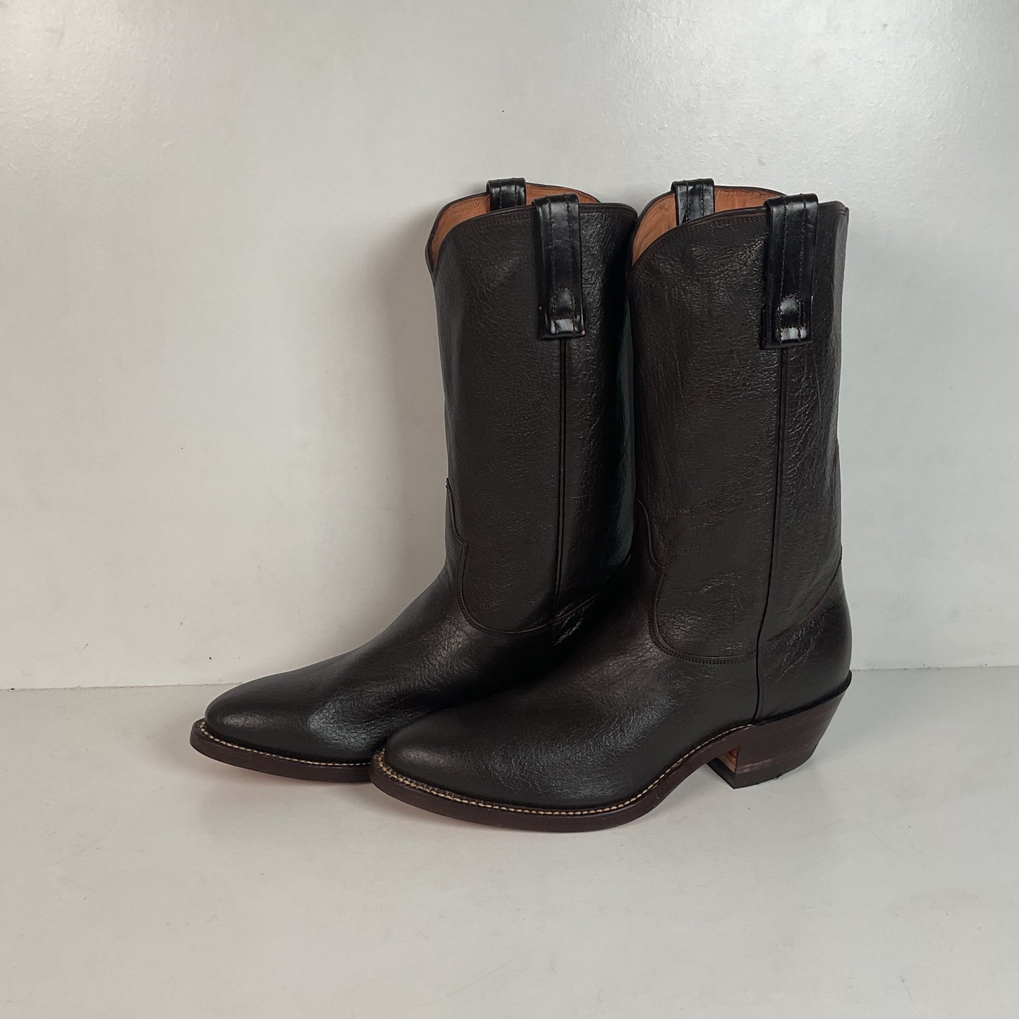 Vintage 1960s Nocona Water Buffalo Cowboy Boots 8 D Exotic