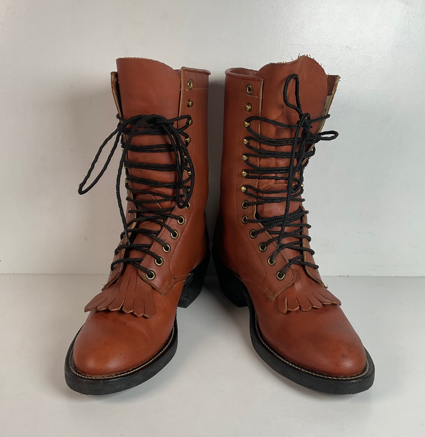 Vintage Men’s Western Packer Boots 10.5 B (Narrow) USA Made