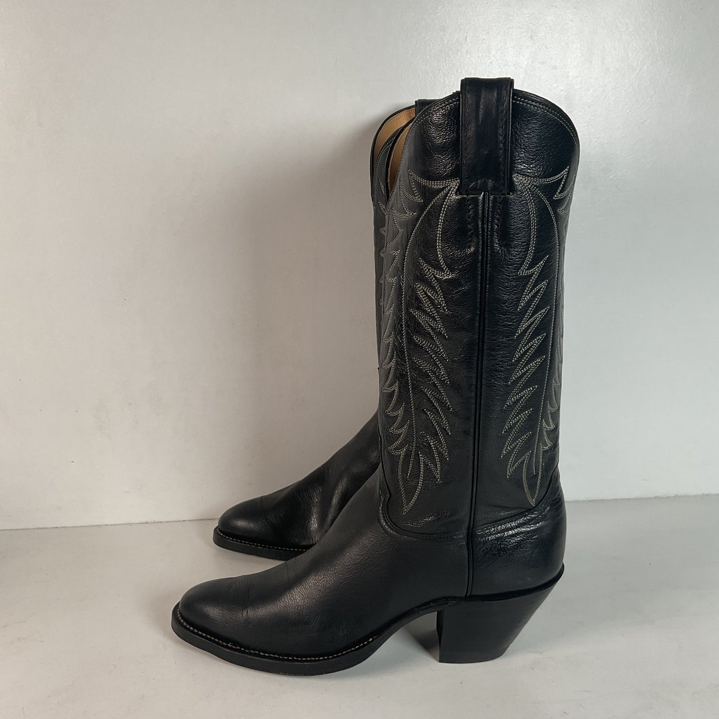 Vintage Justin Pig Skin Cowboy Boots | Wild Boar | USA Made | Men’s 7 D