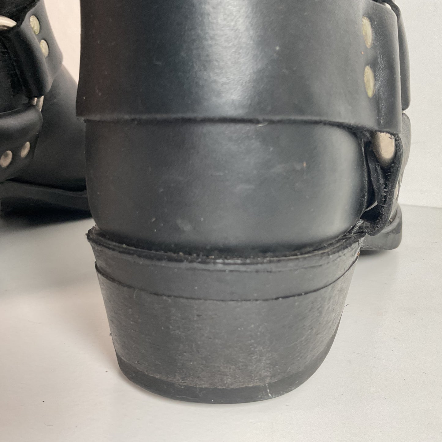 Vintage Durango Black Oiled Harness Boots | USA Made | Men’s 9 EE