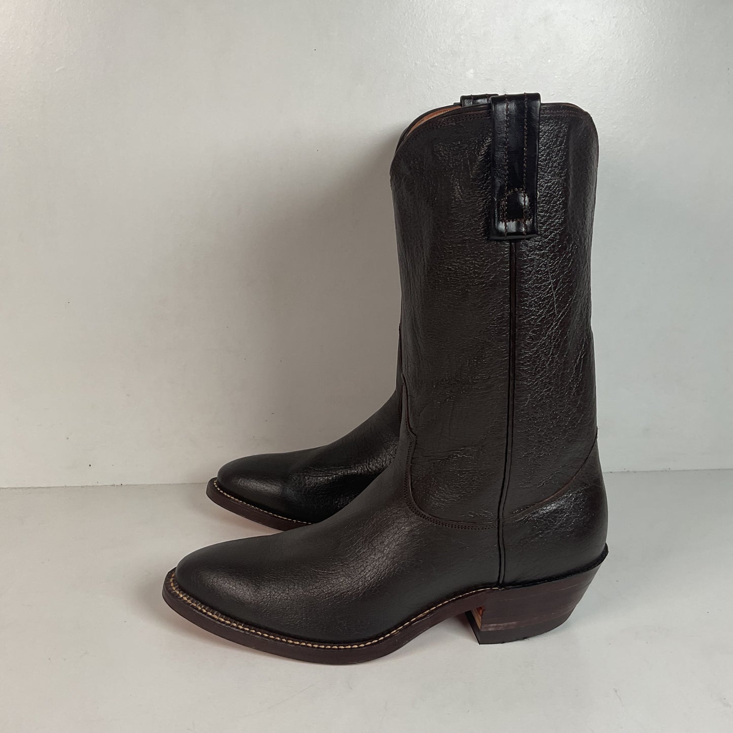 Vintage 1960s Nocona Water Buffalo Cowboy Boots 8 D Exotic