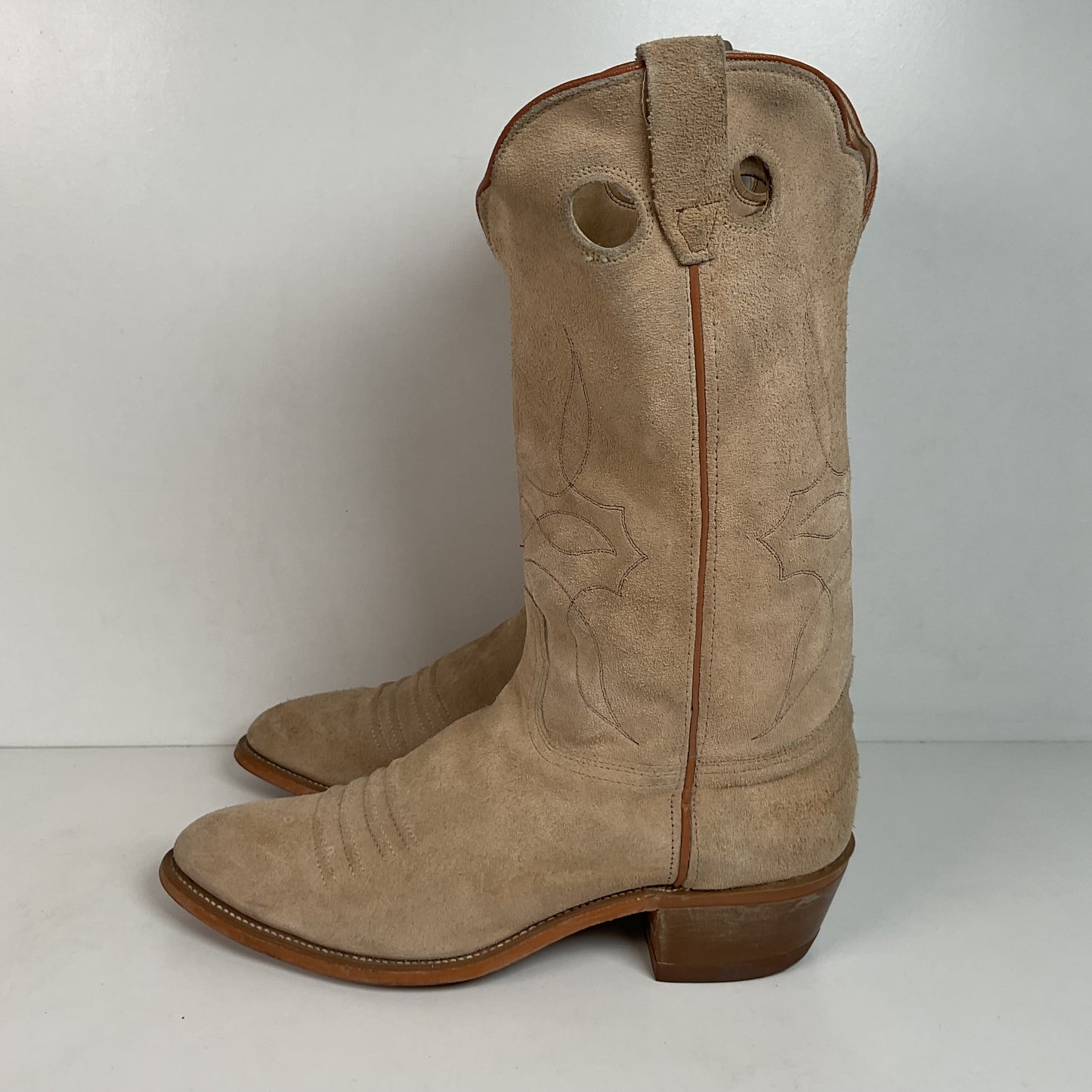 Vintage Levi’s Suede Buckaroo Cowboy Boots 12 M USA Made