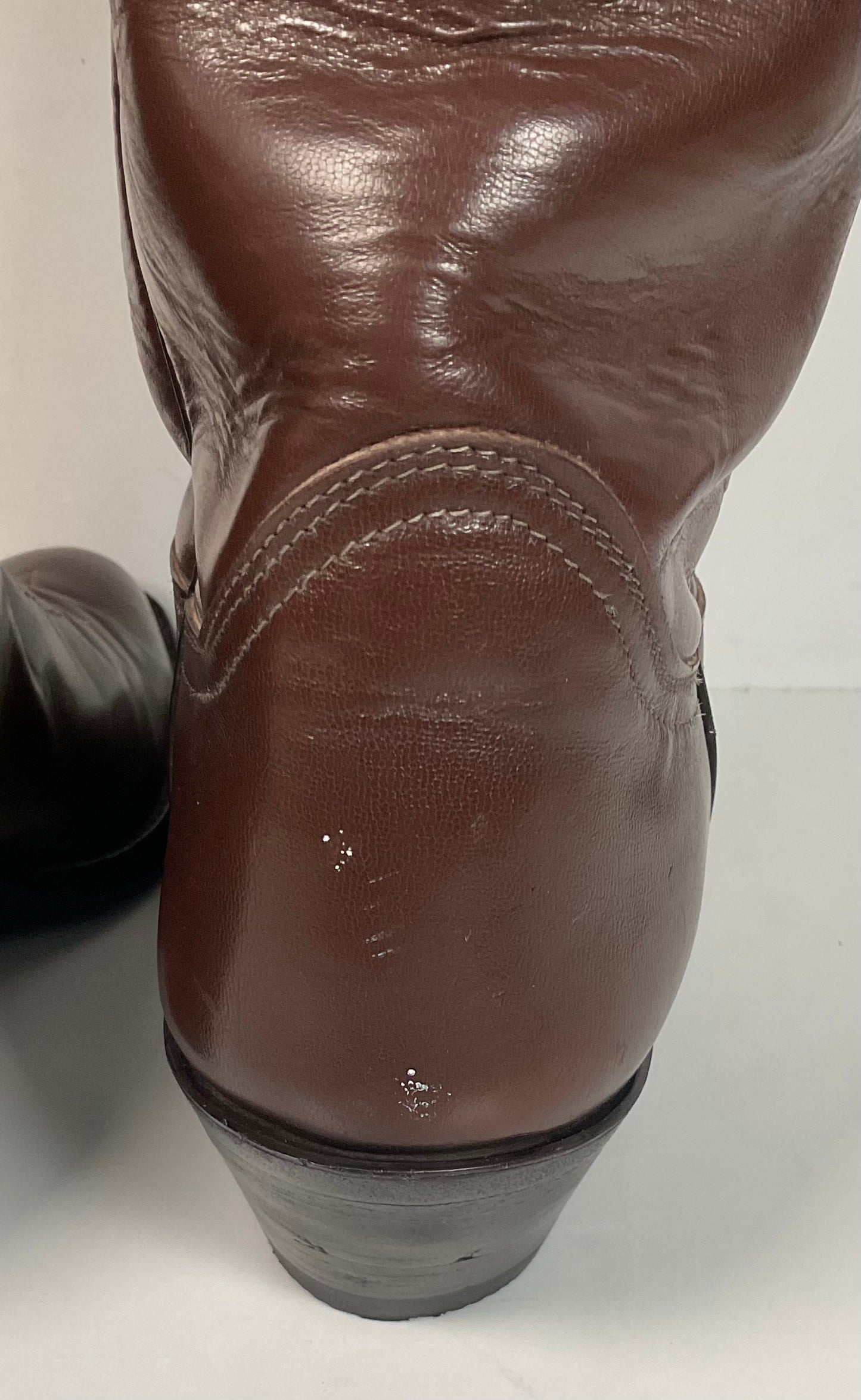 Vintage 1960s Tony Lama Tall Buckaroo Boots 9.5 D Gold Label