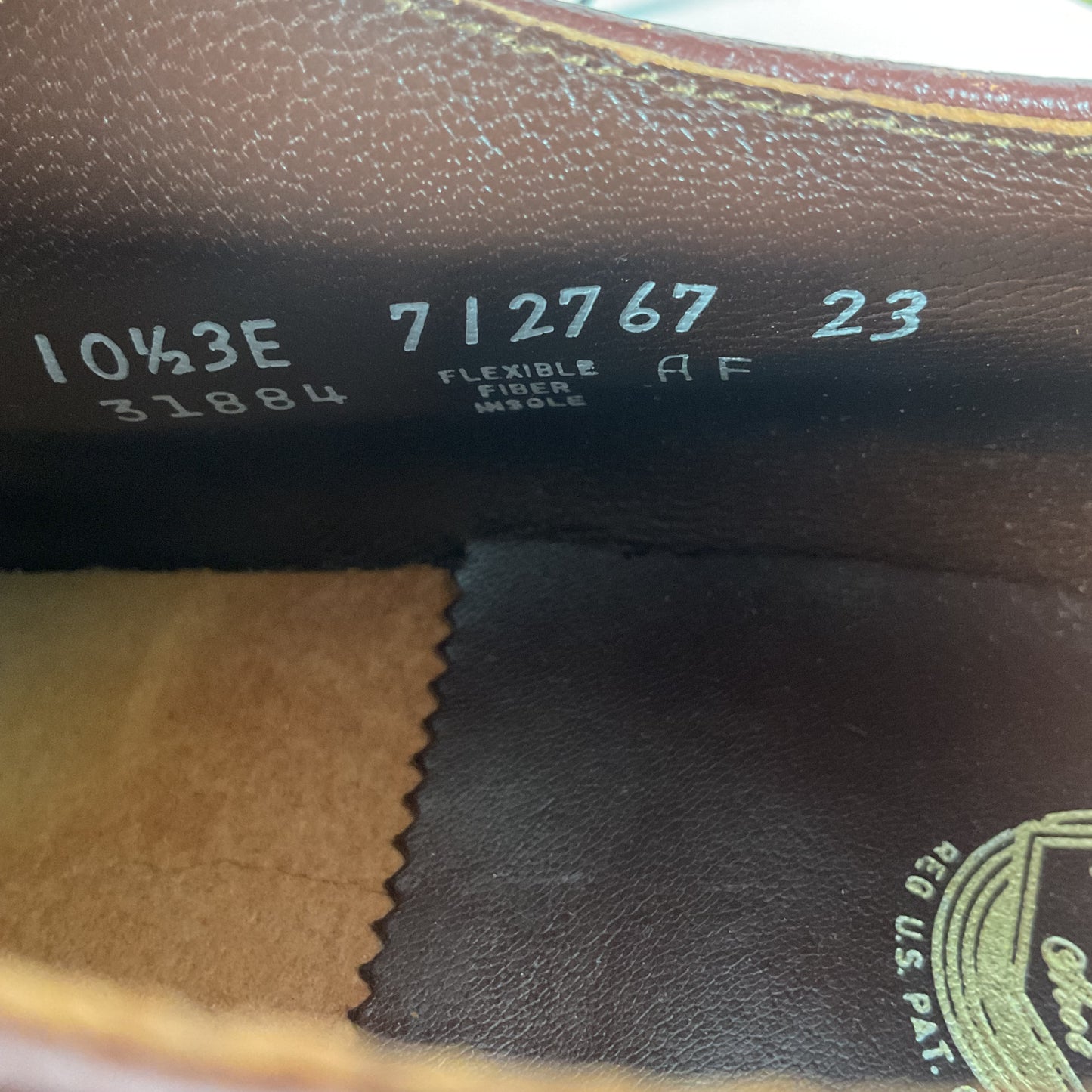 Vintage Florsheim Plain Toe Dress Shoes 10.5 3E (Wide)