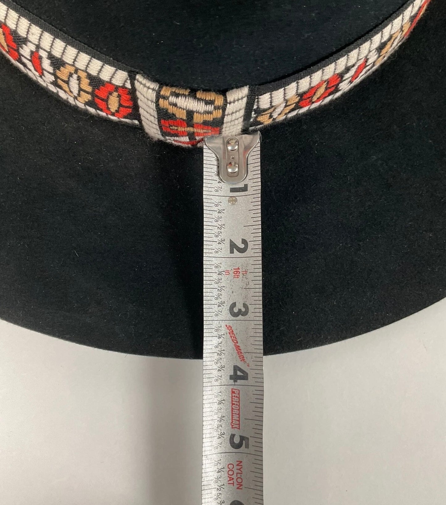 Vintage Sears Western Wear Cowboy Hat 7 1/8 Native Southwestern Headband