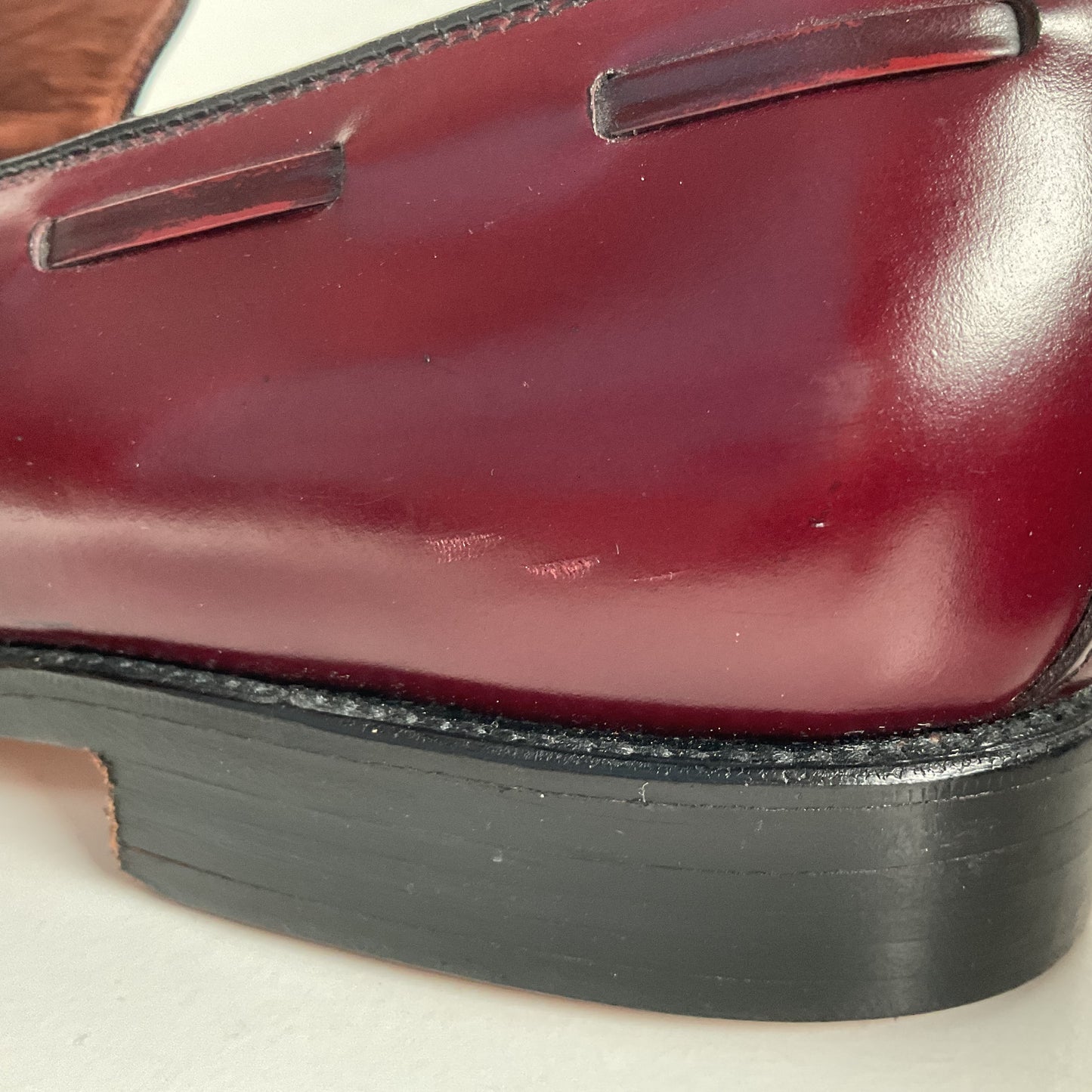 Vintage Allen Edmonds Saratoga Tassel Loafers | Burgundy Calf | Men’s 10 B
