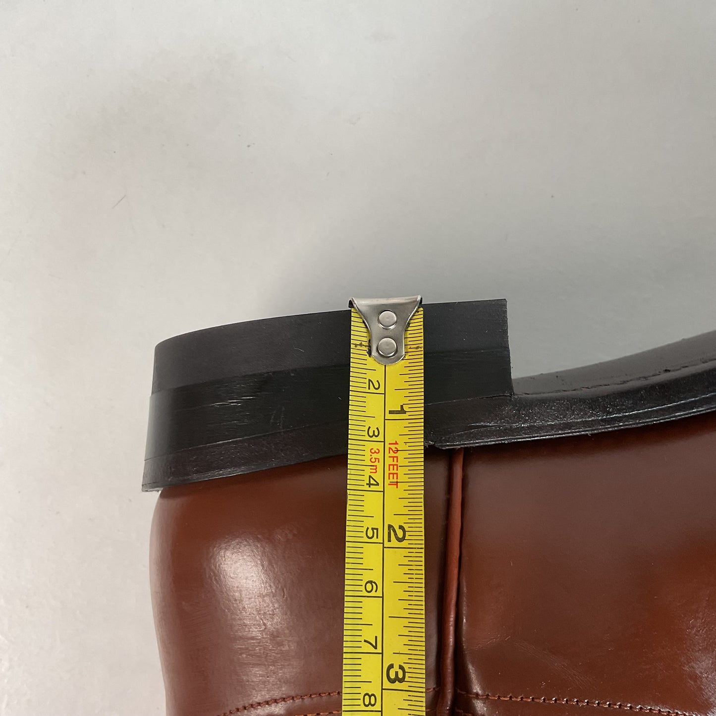 Vintage Nocona Brown Leather Roper Boots 8.5 E USA Made Western 60s 70s